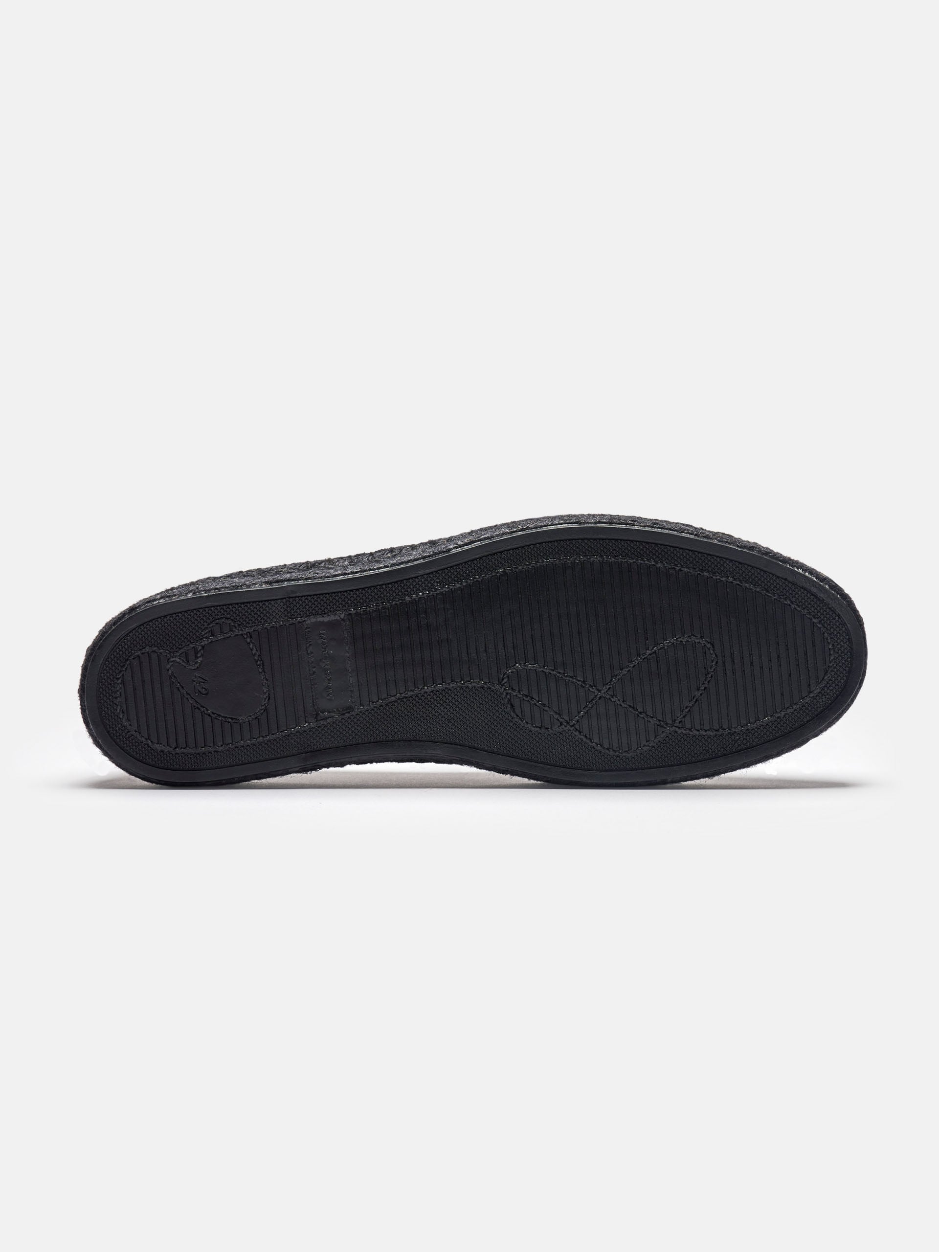 The Espadrille - All Black Suede