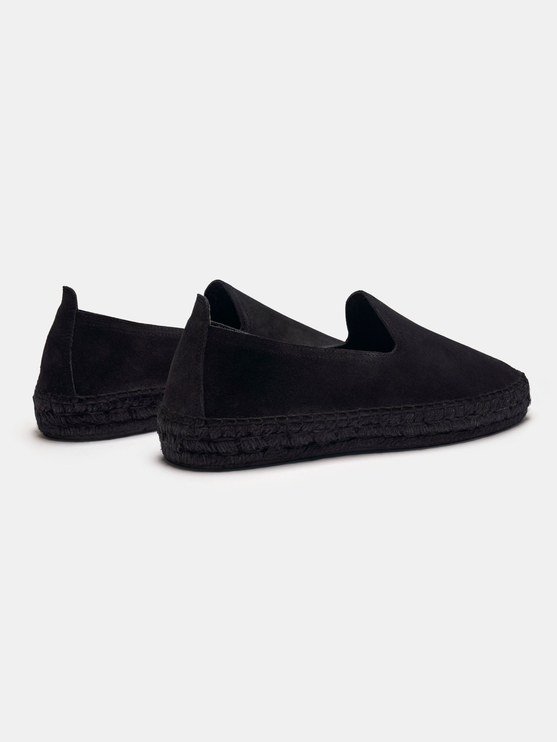 The Espadrille - All Black Suede