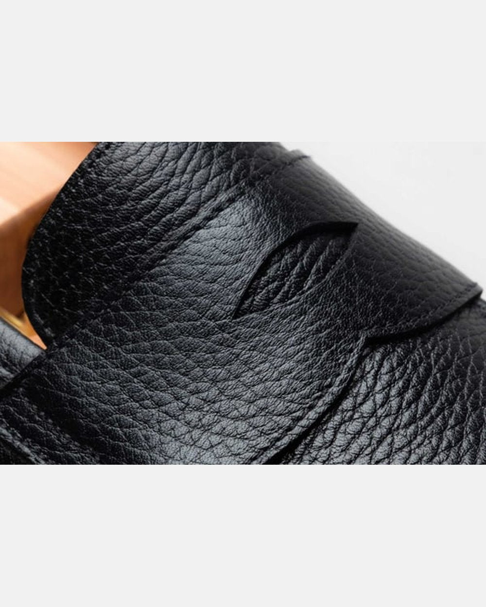 The Penny Loafer - Black Grain