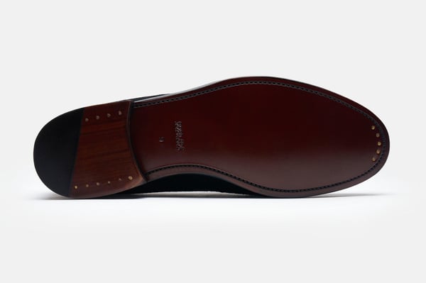 The Penny Loafer - Black Suede