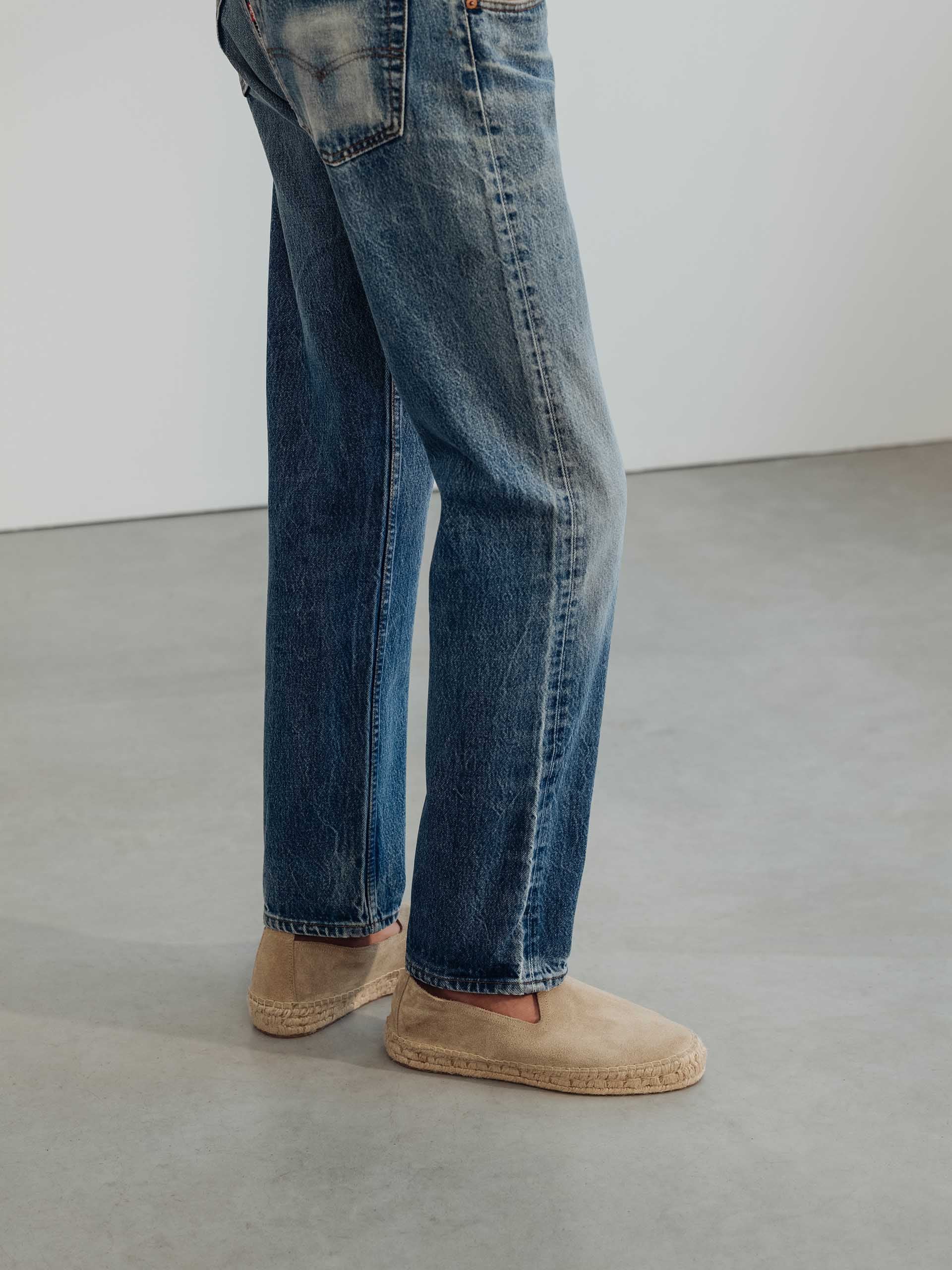 The Espadrille - Beige Suede