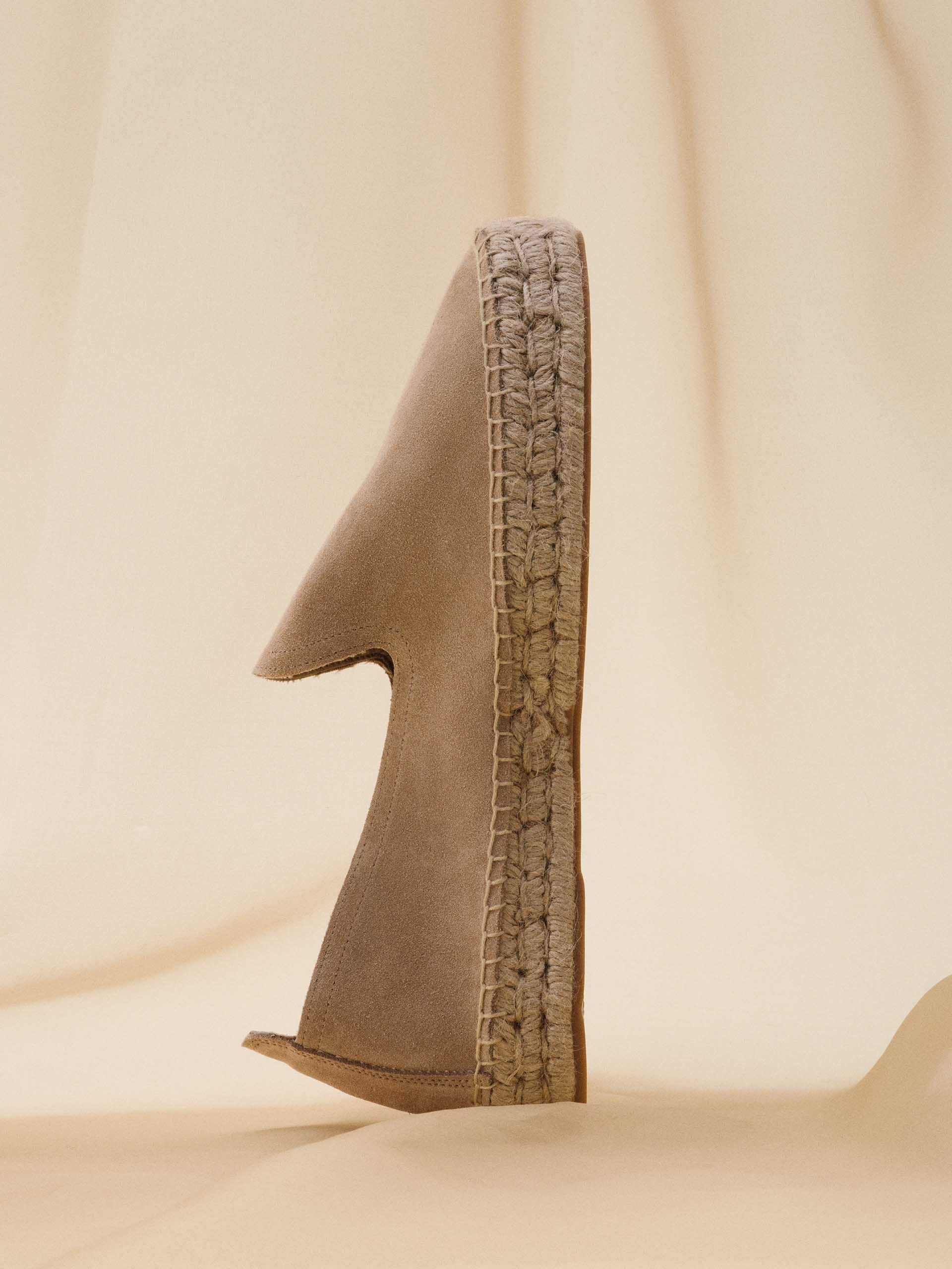 The Espadrille - Beige Suede