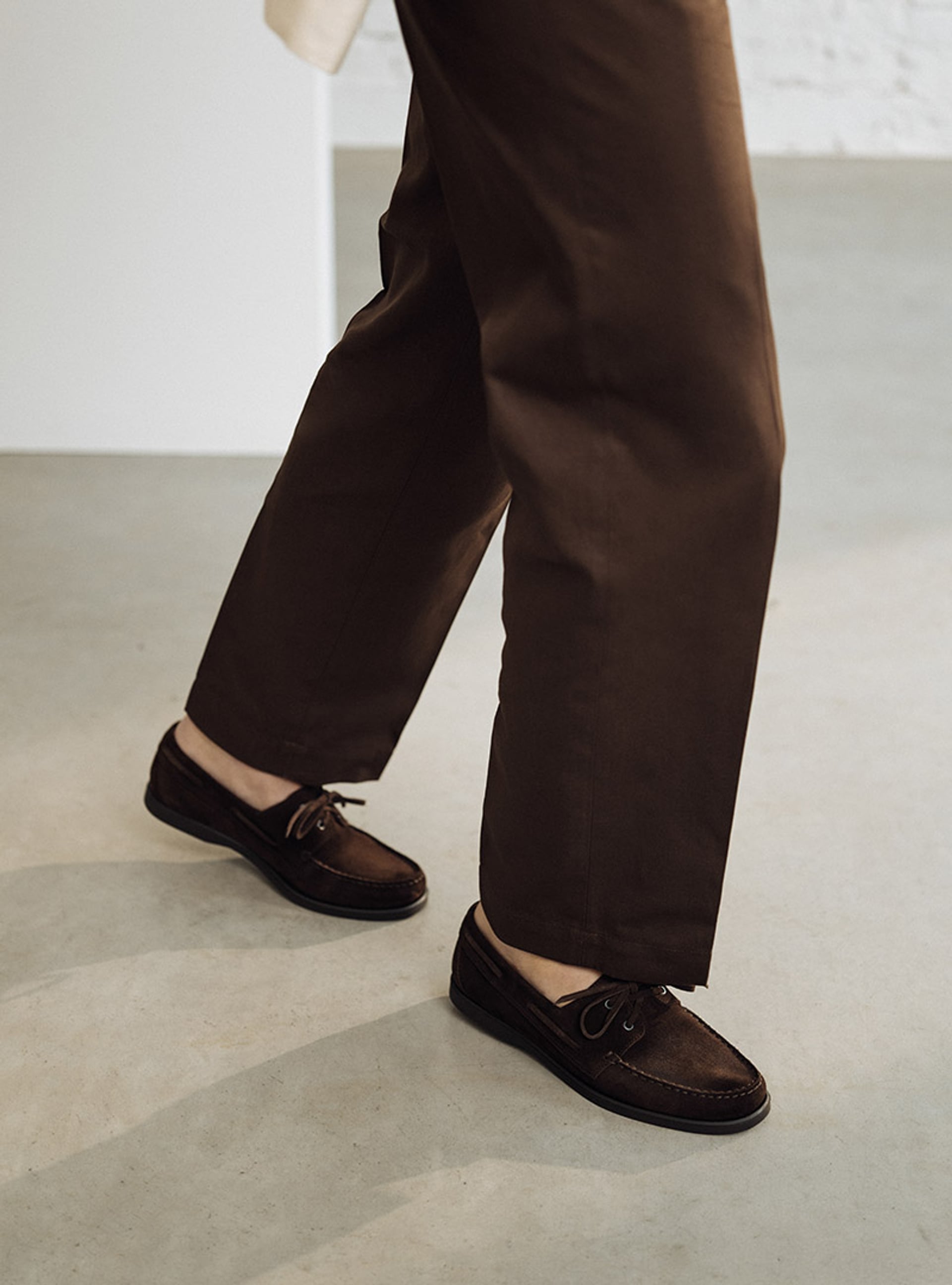 The Boat Shoe - Brown Suede