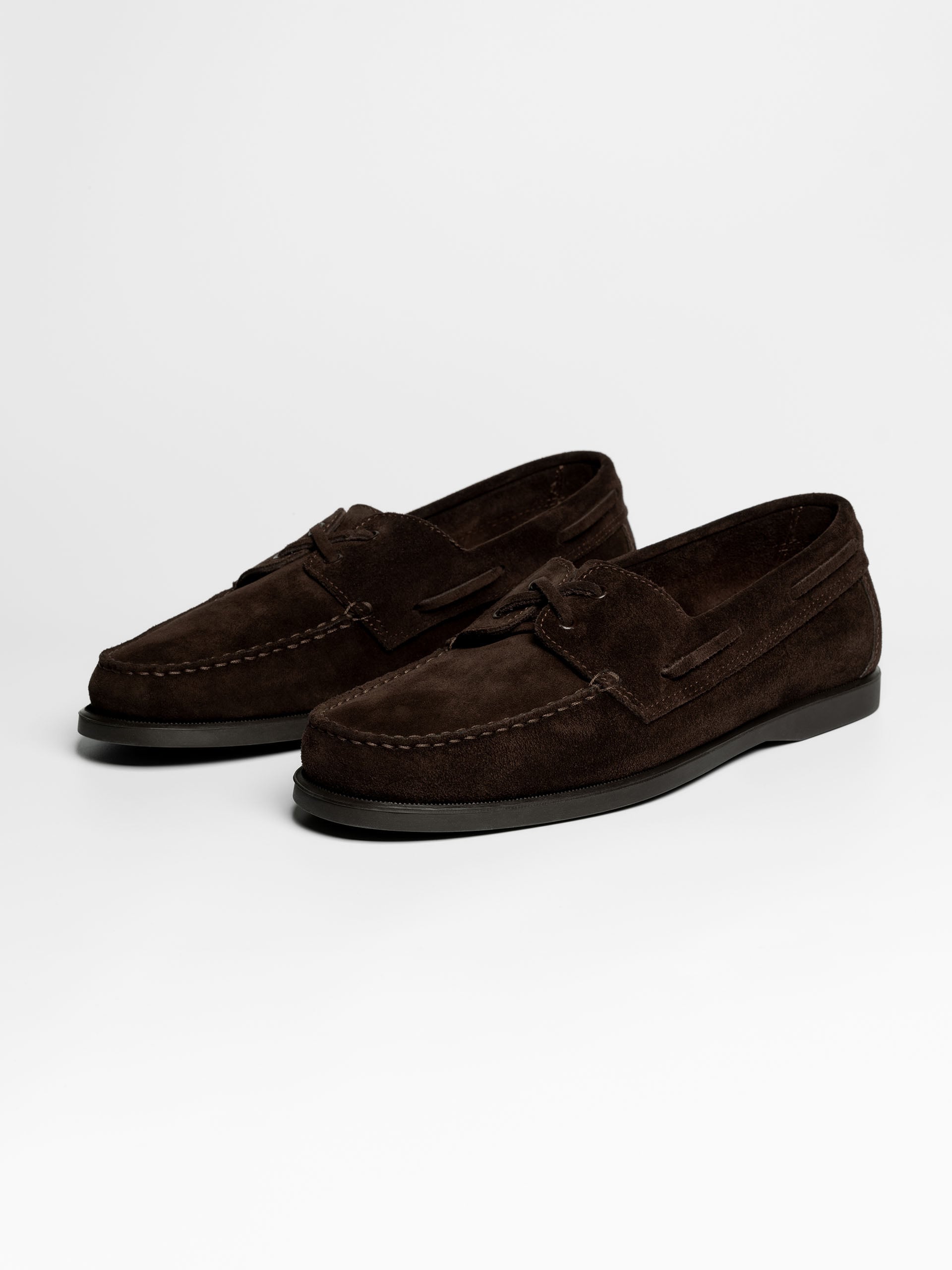 The Boat Shoe - Brown Suede