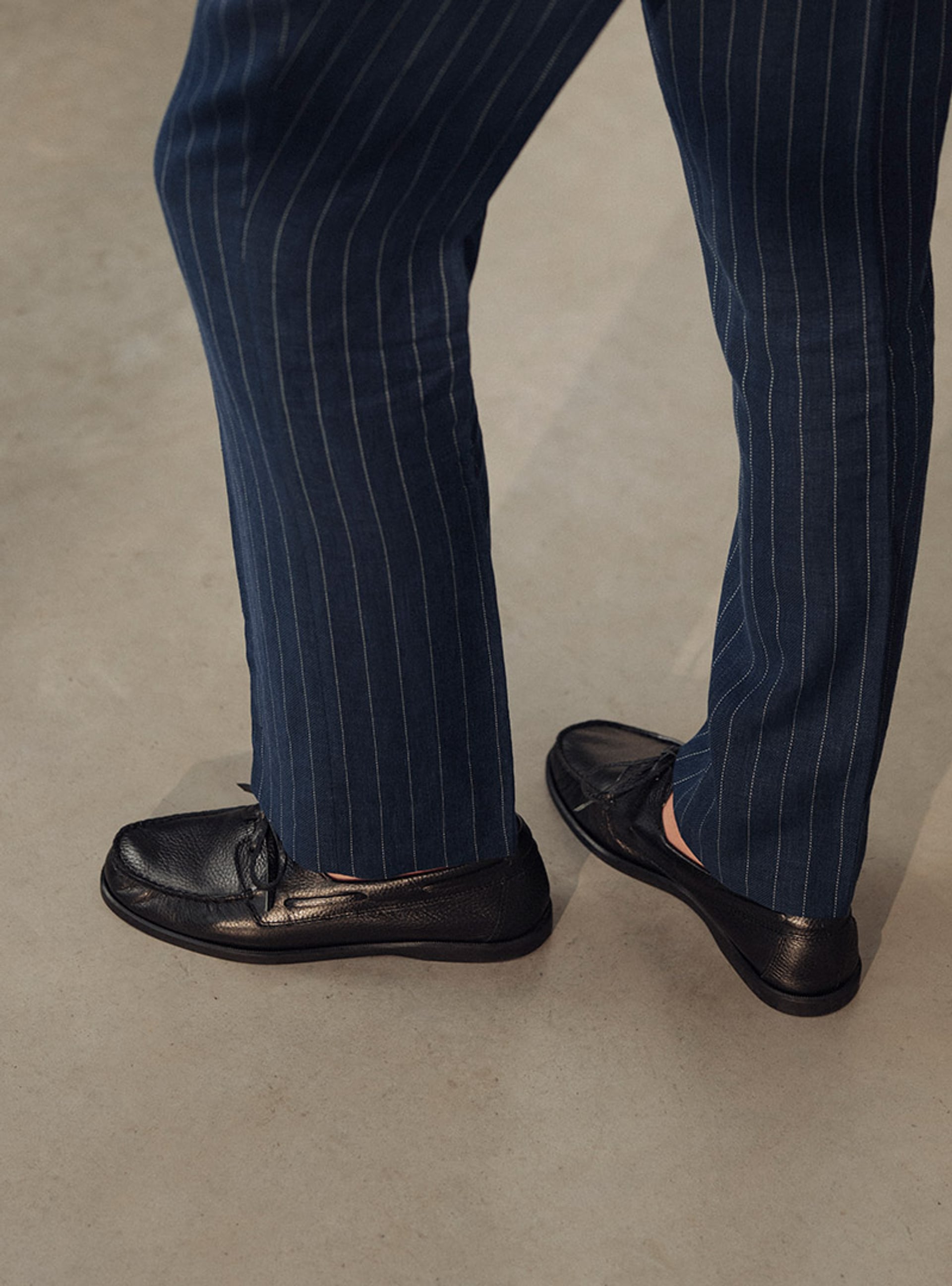 The Boat Shoe - Black Grain