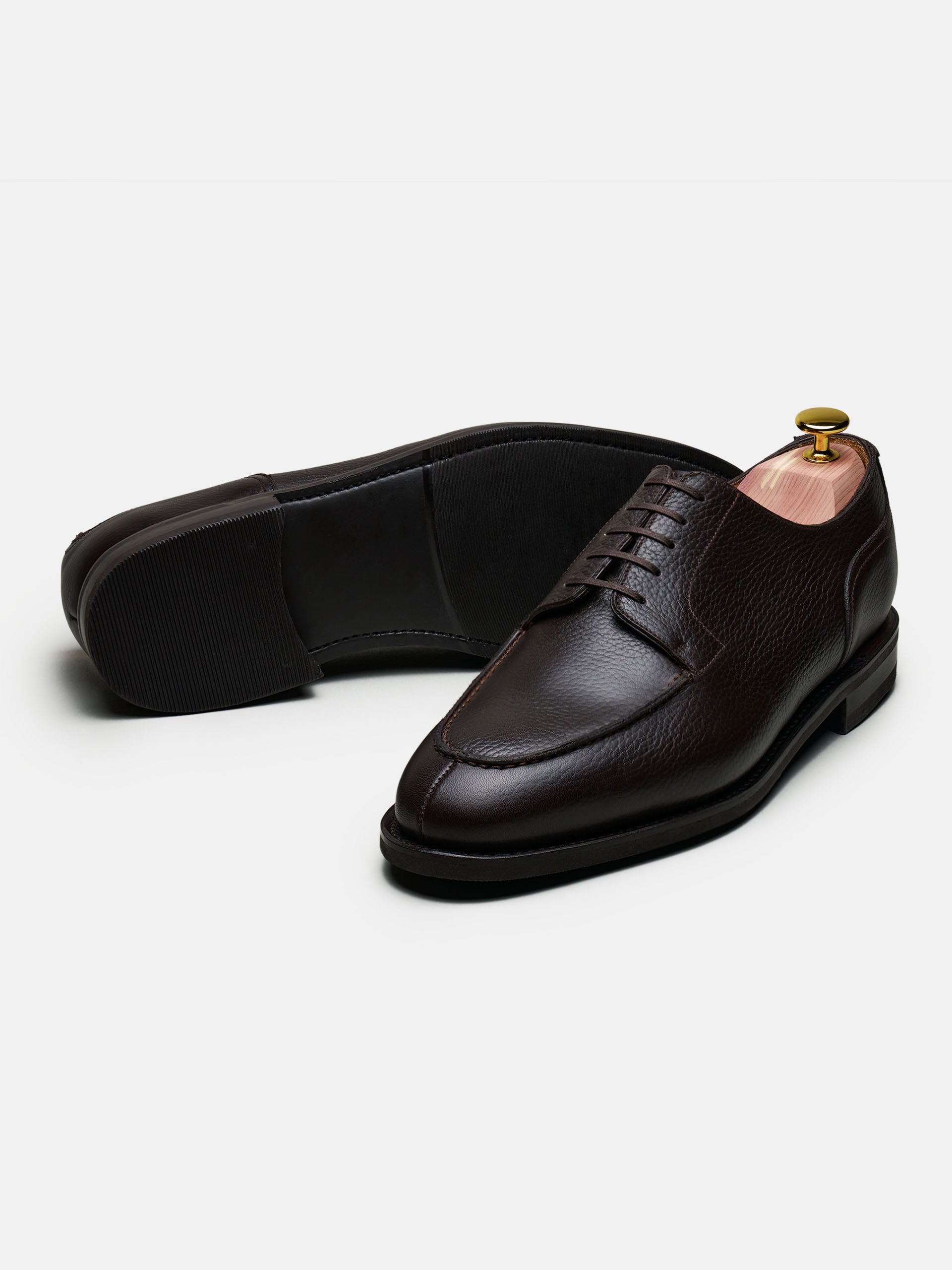 The Split Toe Derby - Brown Grain