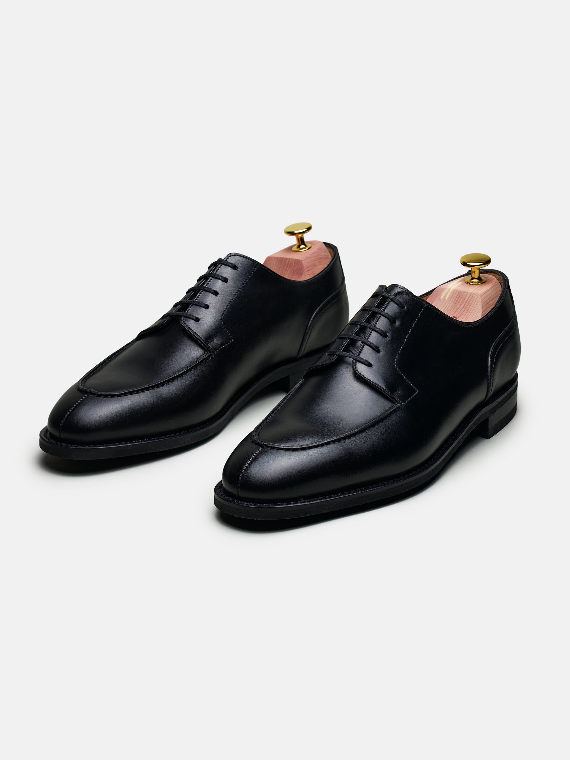 The Split Toe Derby - Black Calf