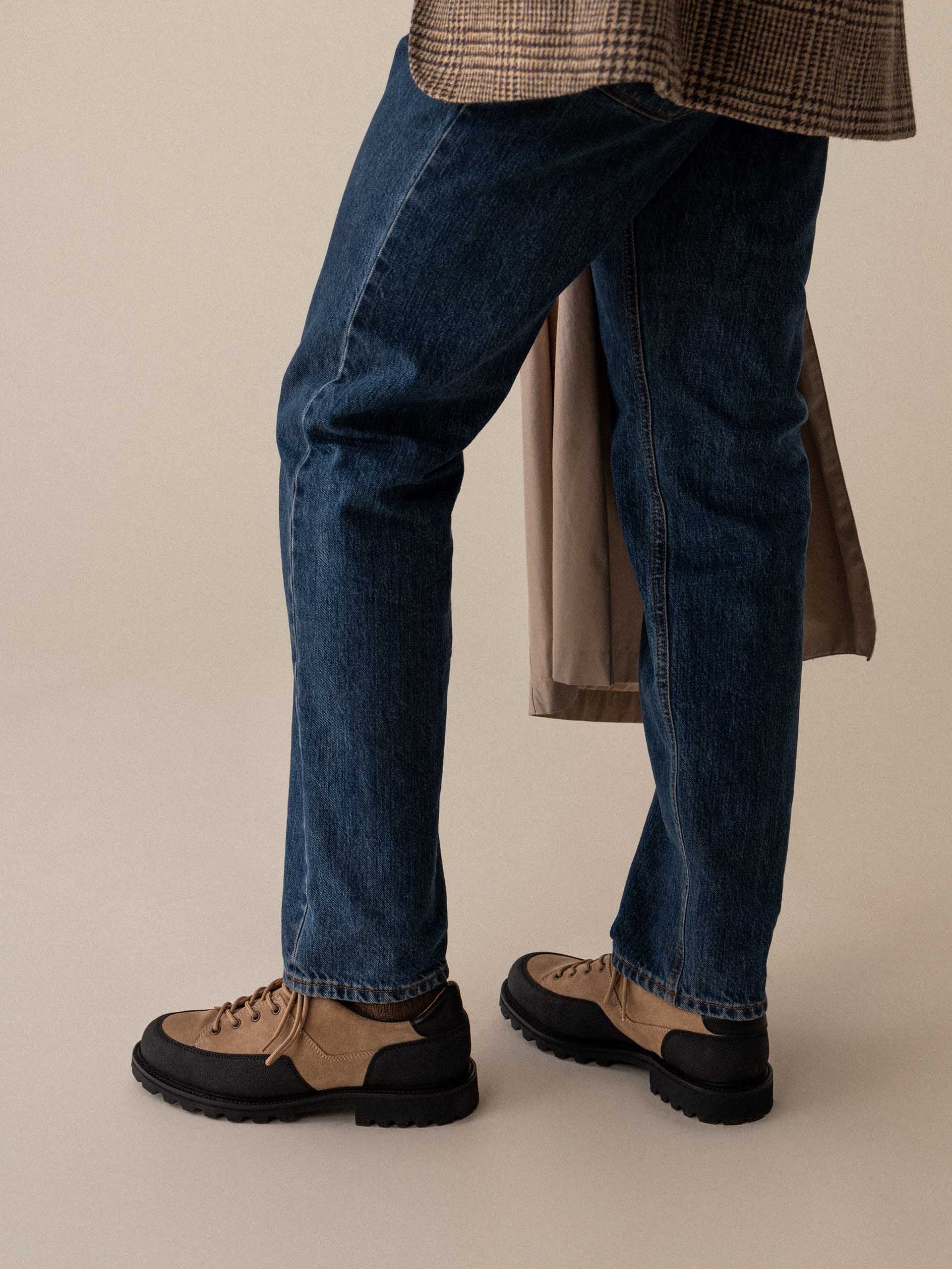 The Hybrid Hiker Sneaker - Sand Suede