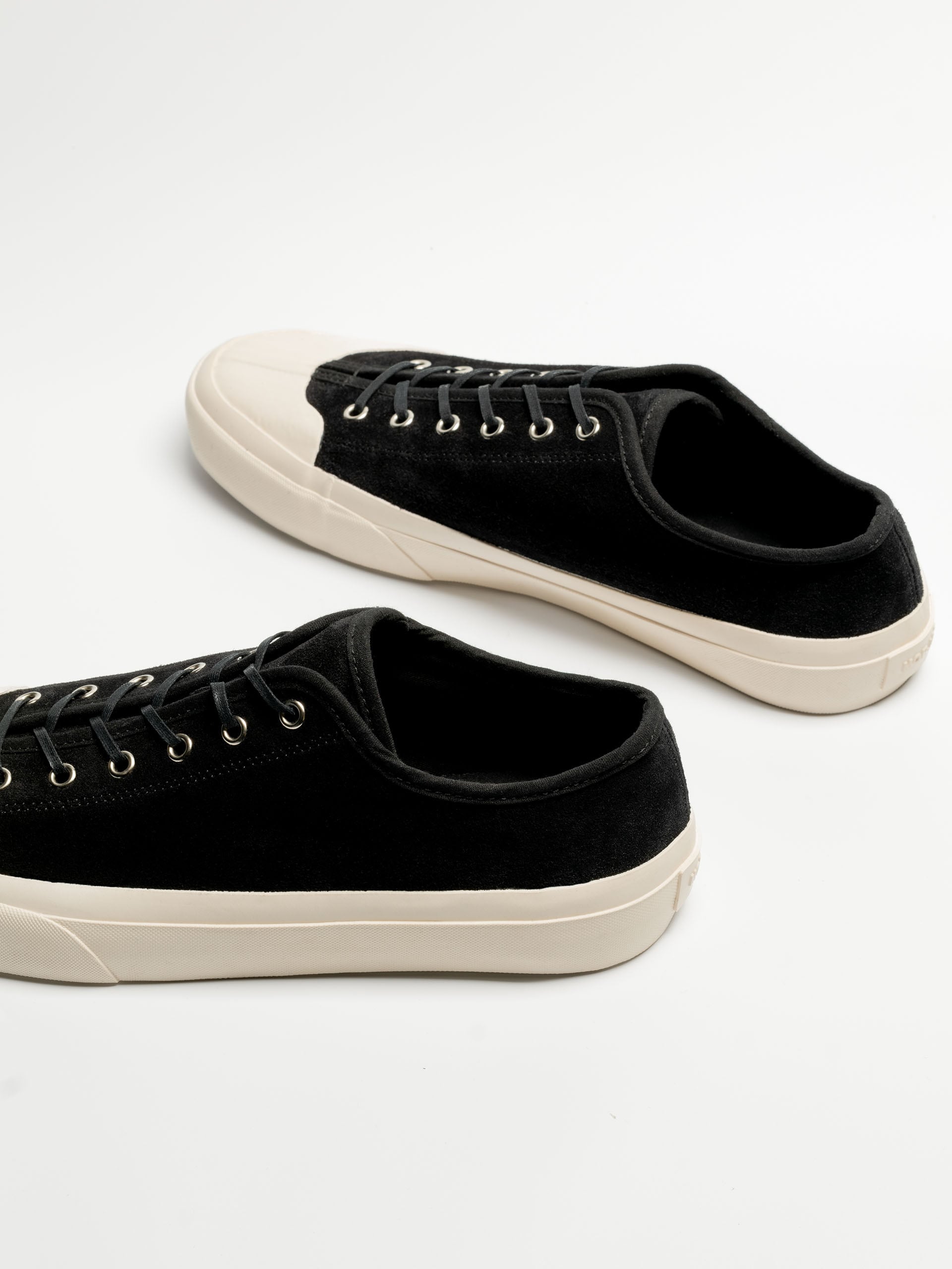The Plimsoll Sneaker - Black Suede