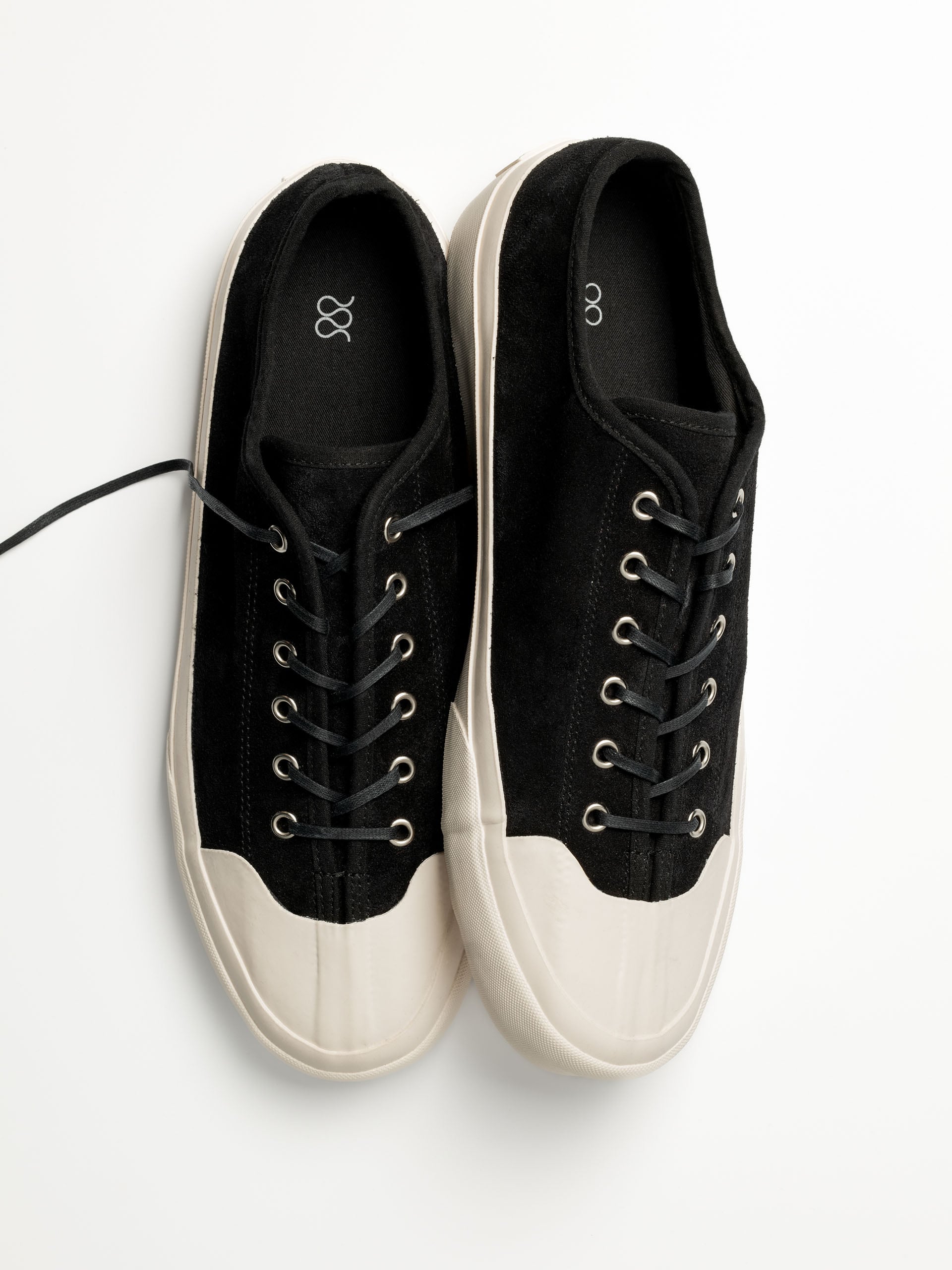 The Plimsoll Sneaker - Black Suede