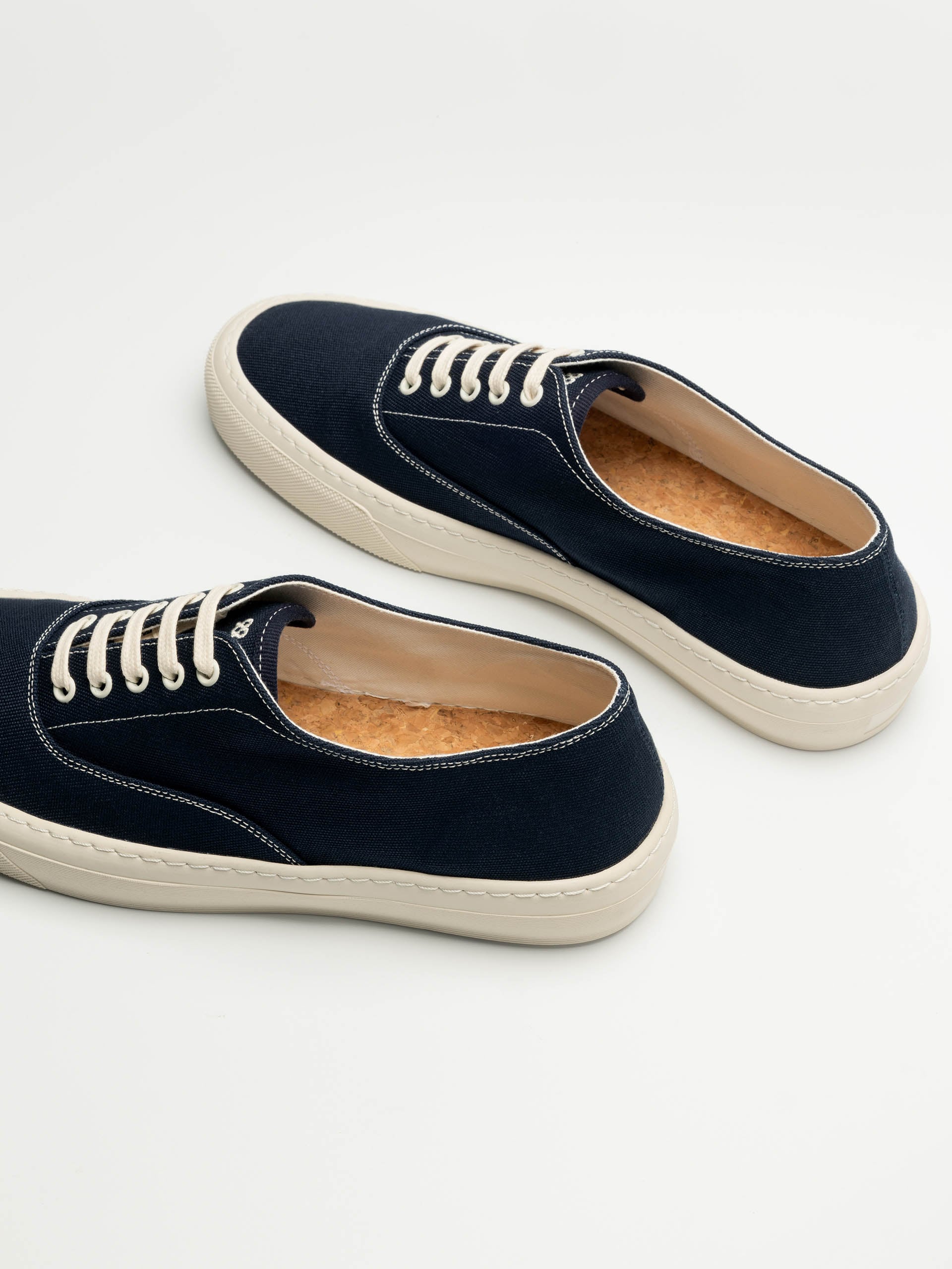 The Deck Shoe - Navy Canvas