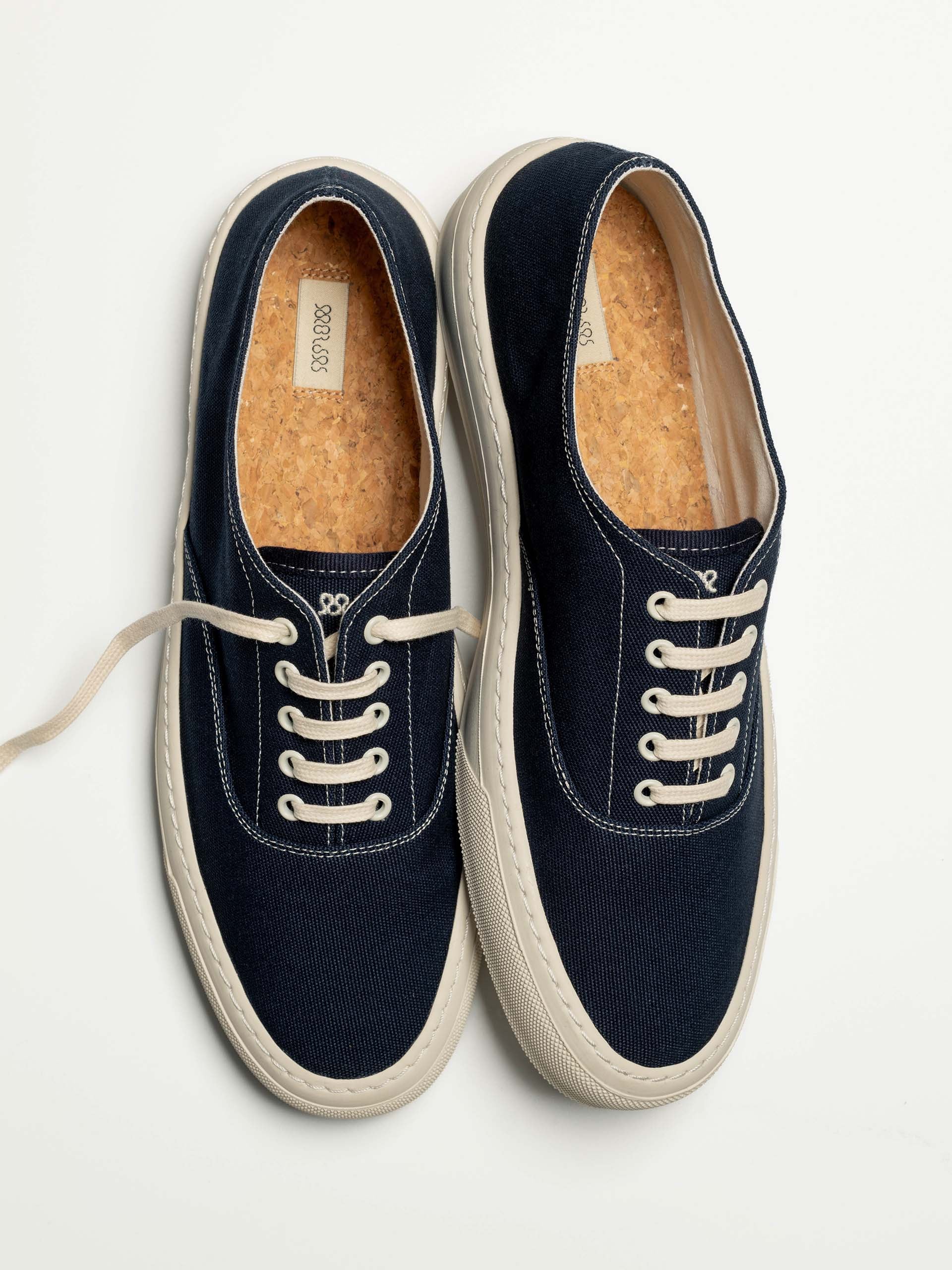 The Deck Shoe - Navy Canvas