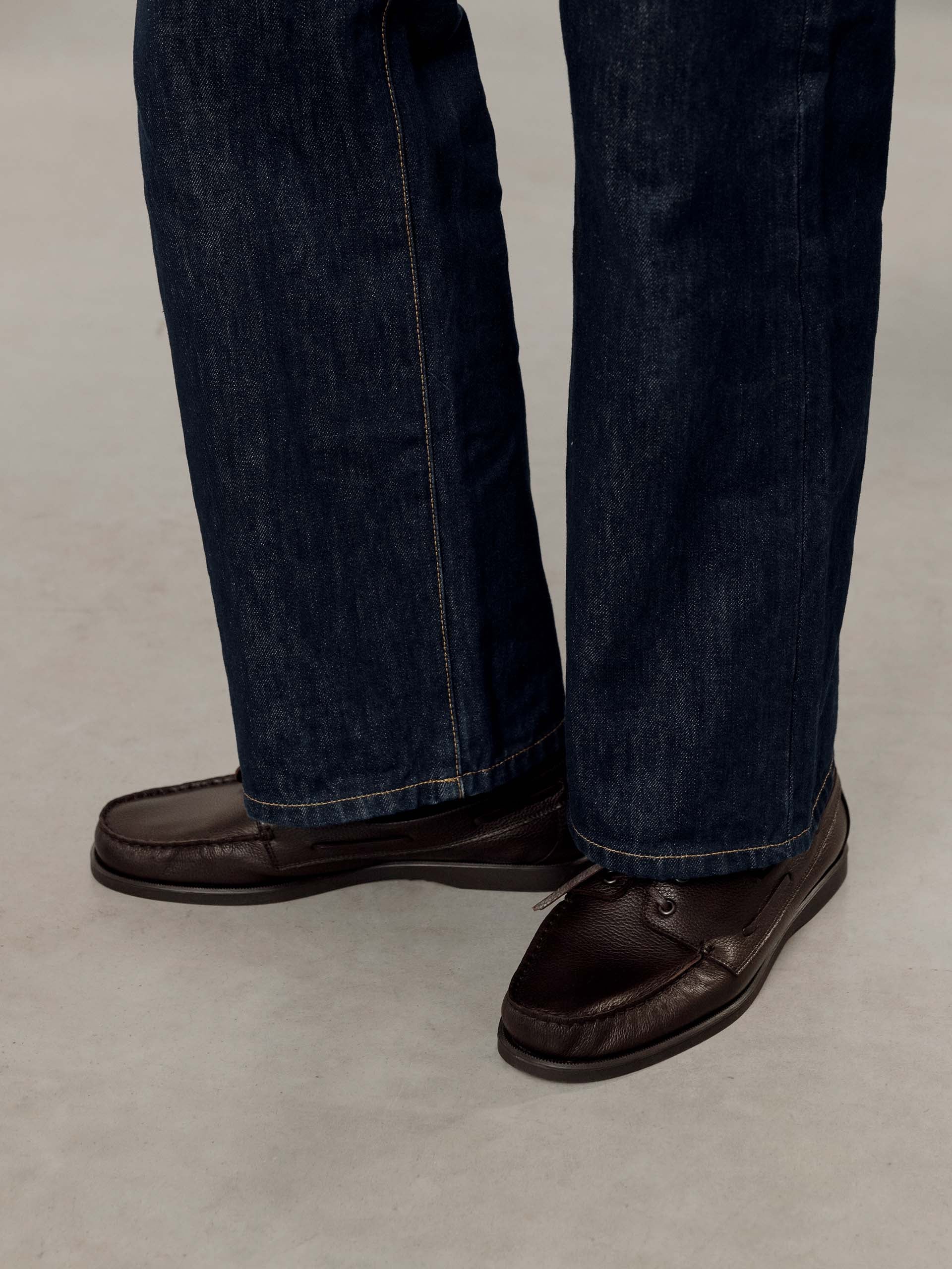 The Boat Shoe - Brown Grain