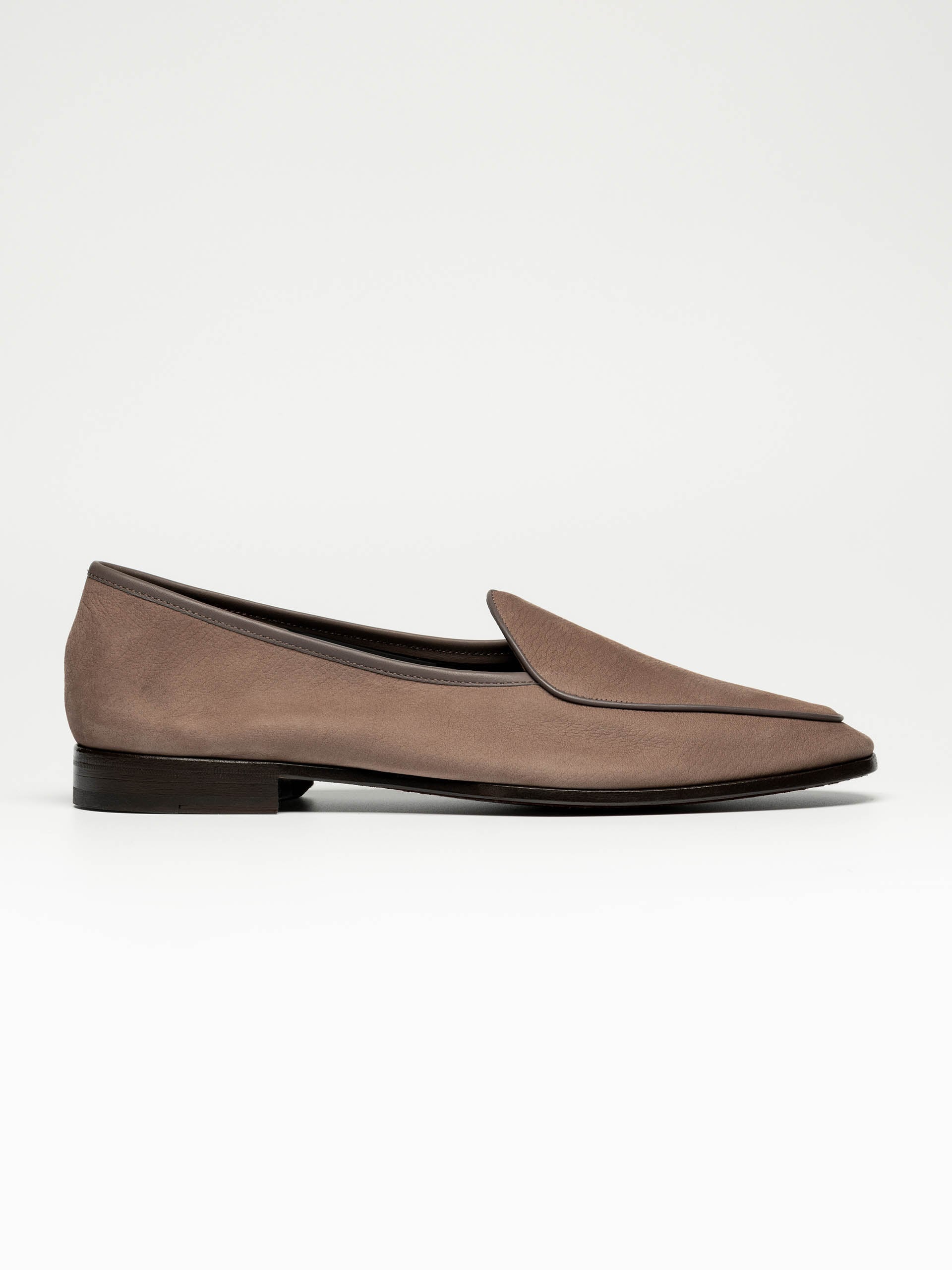 The Belgian Loafer - Taupe Nubuck - Unlined