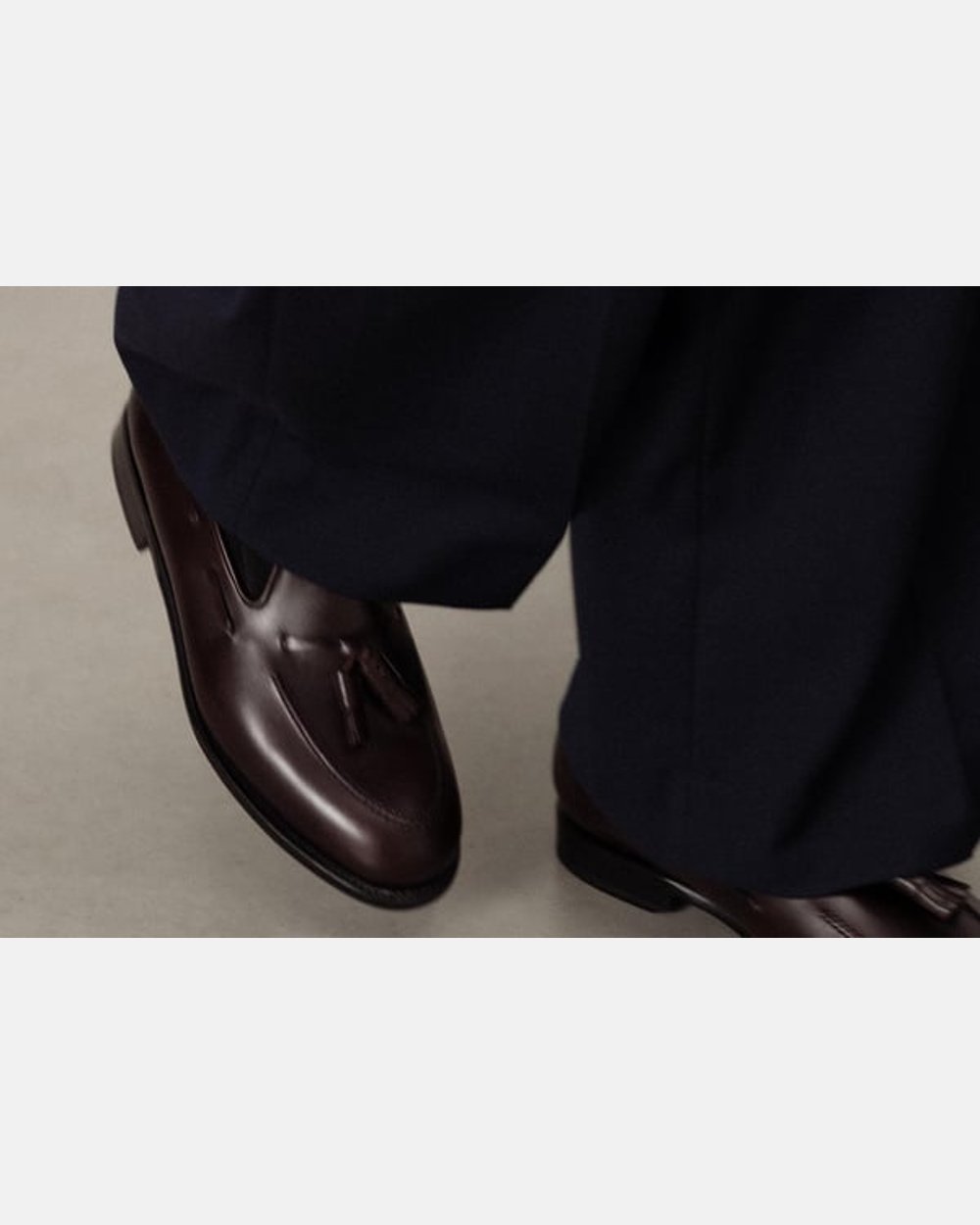 The Tassel Loafer - Burgundy Calf