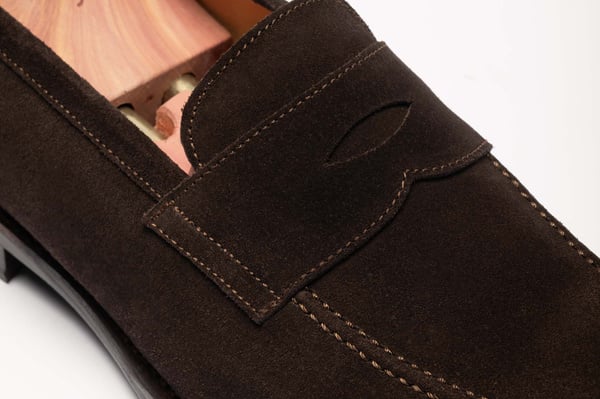 The Penny Loafer - Brown Suede