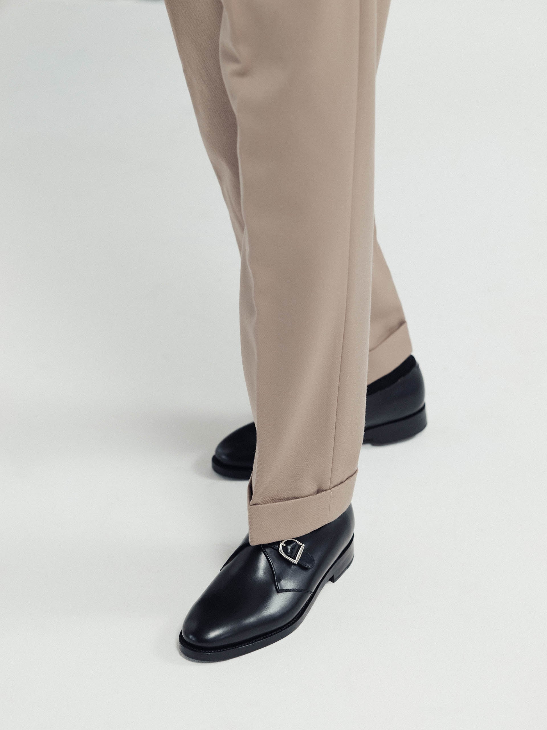 The Single Monkstrap - Black Calf