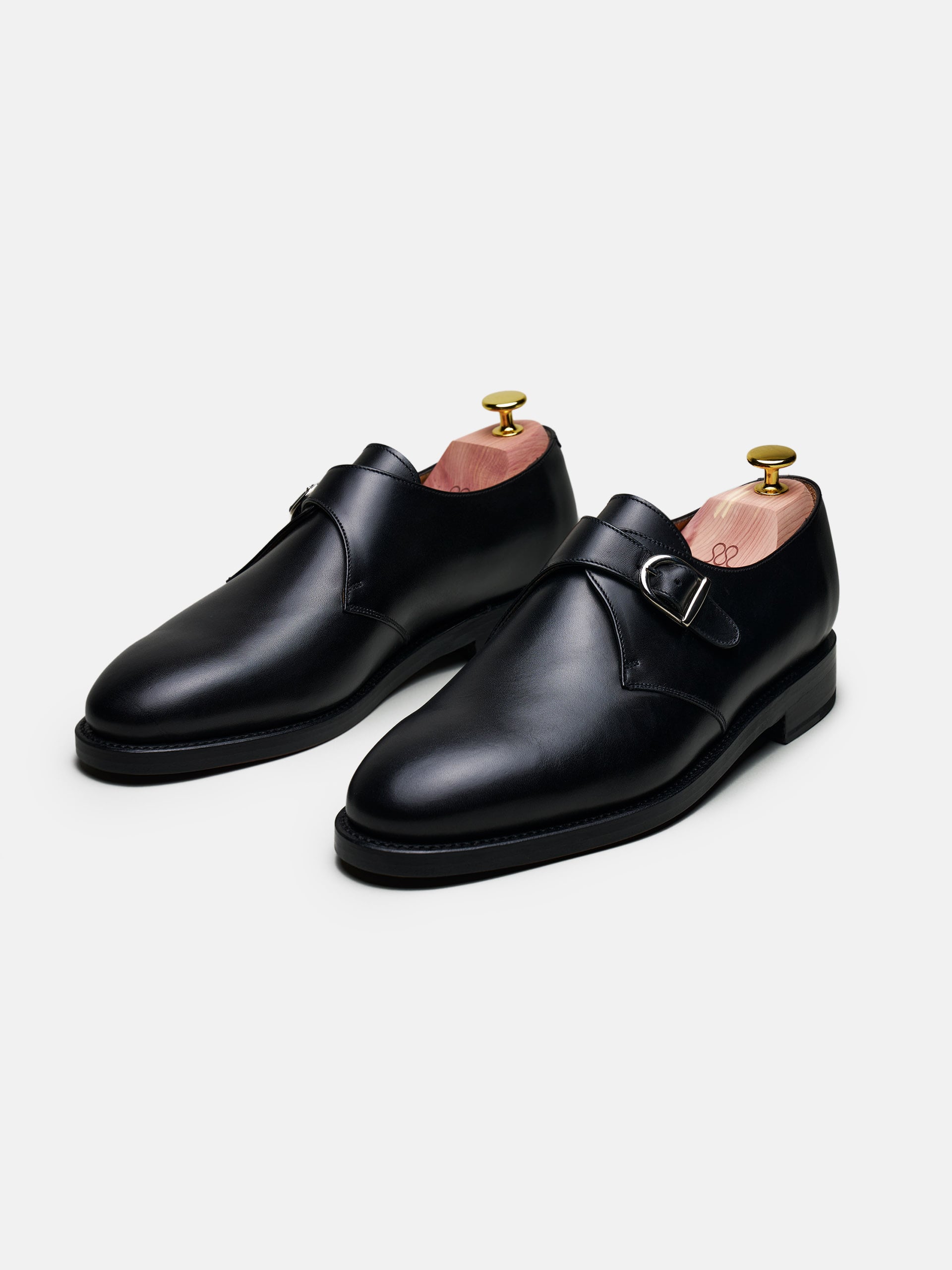 The Single Monkstrap - Black Calf