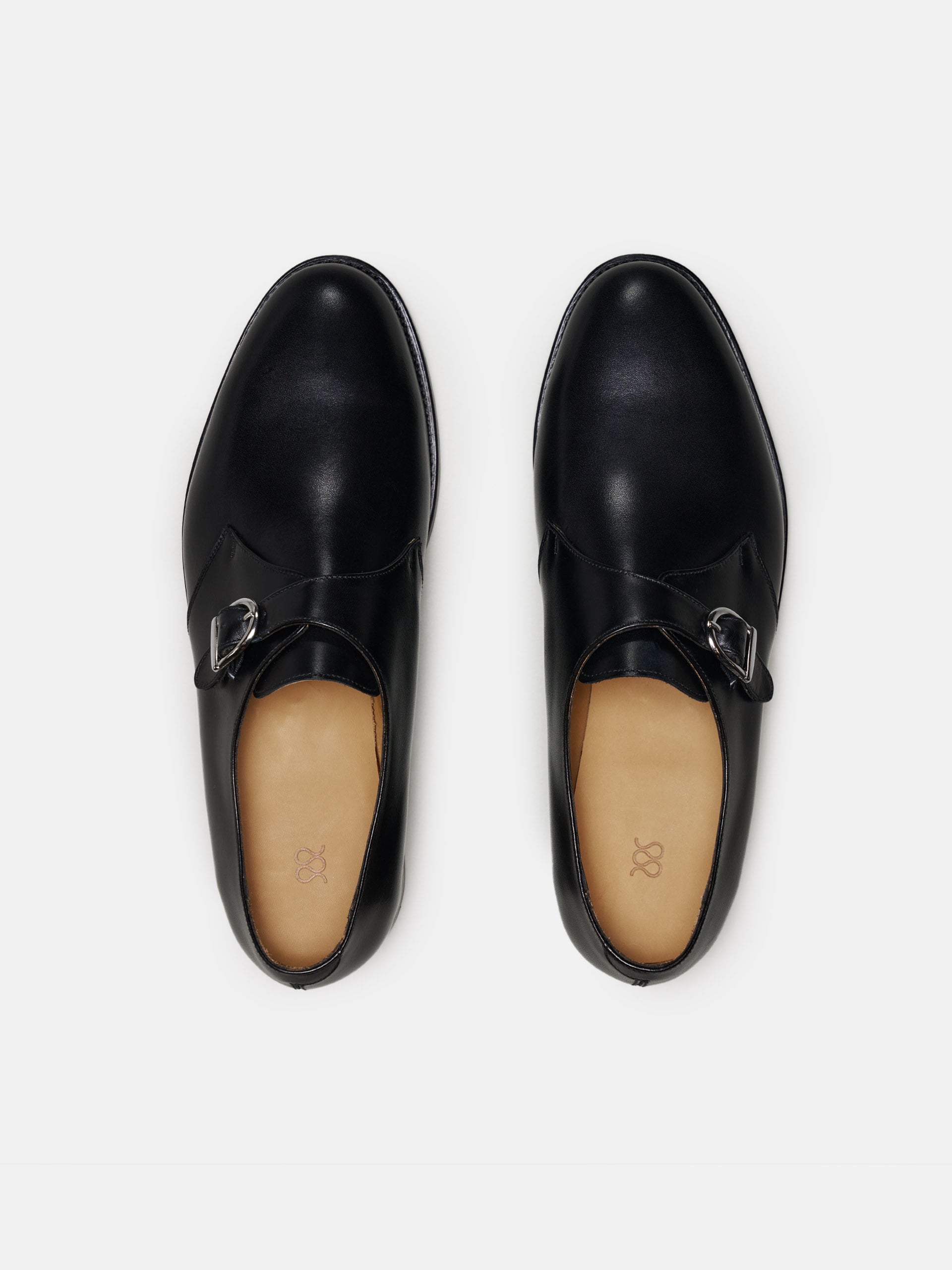 The Single Monkstrap - Black Calf