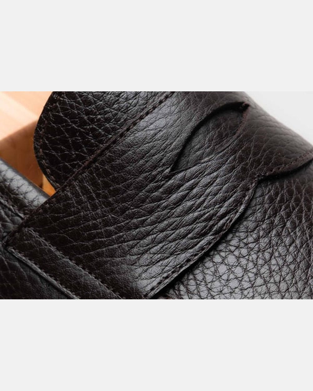 The Penny Loafer - Brown Grain