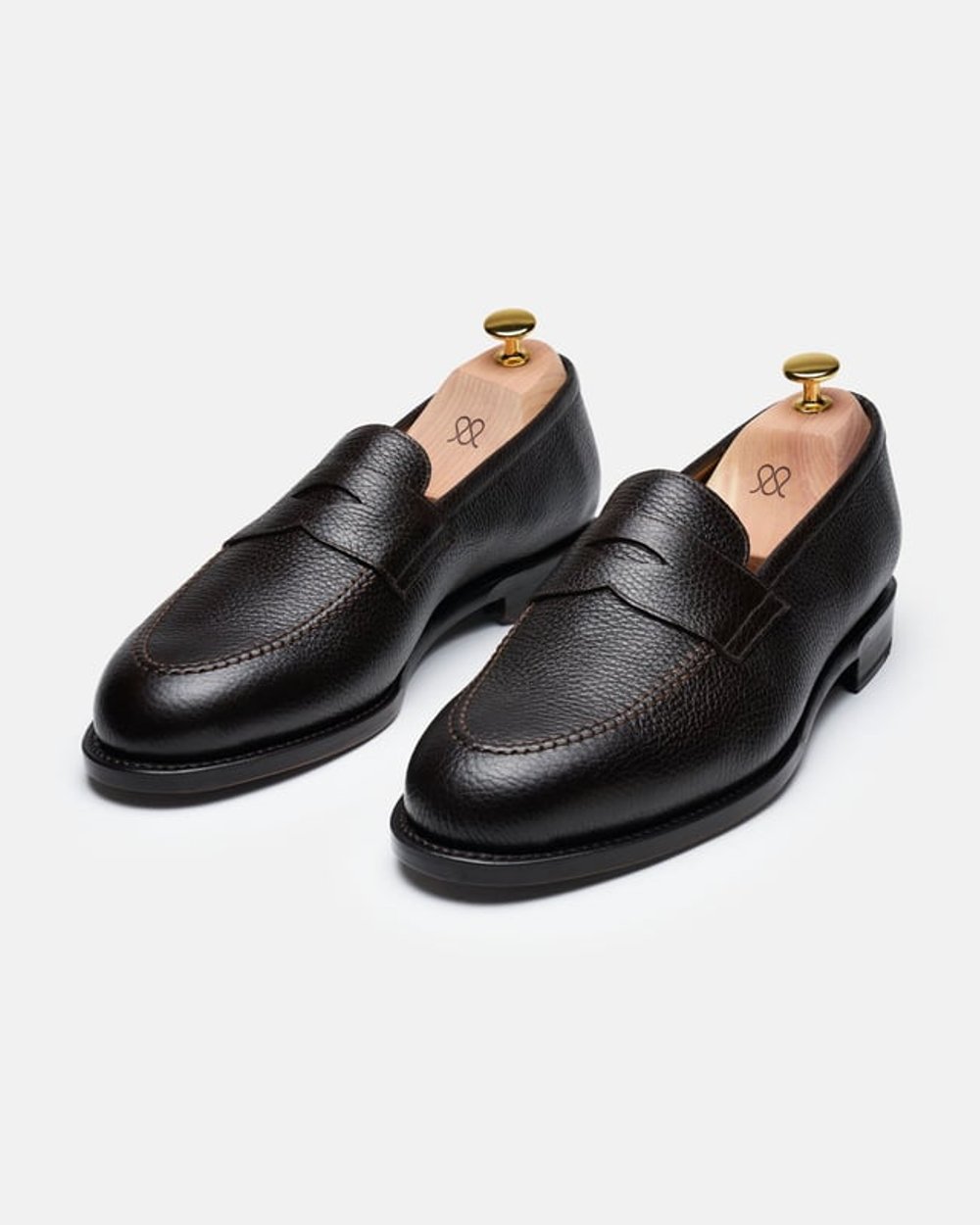 The Penny Loafer - Brown Grain