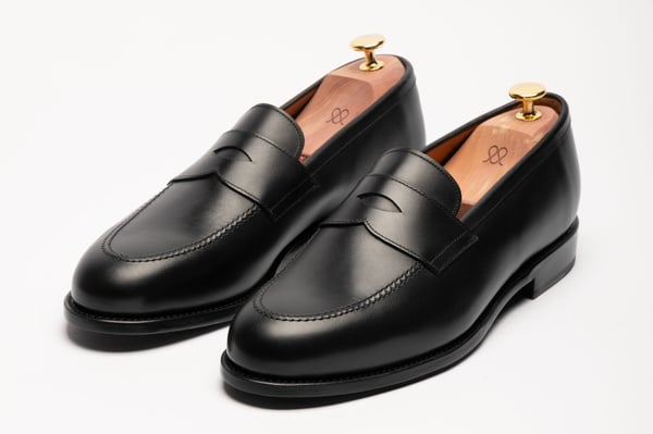 The Penny Loafer - Black Calf