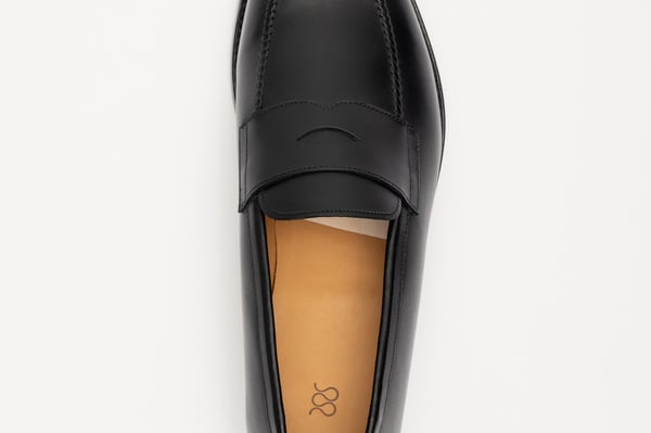 The Penny Loafer - Black Calf
