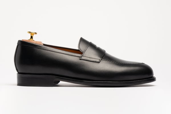 The Penny Loafer - Black Calf