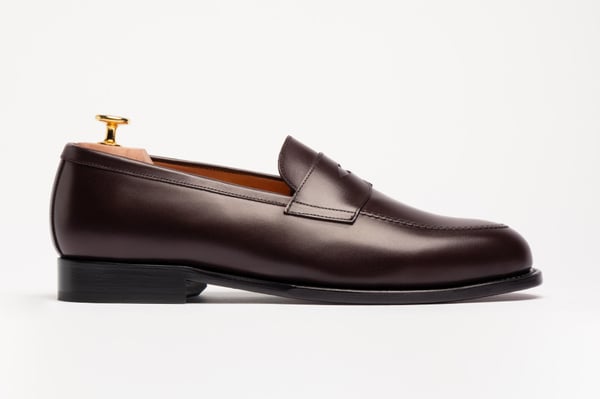 The Penny Loafer - Burgundy Calf