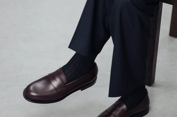 The Penny Loafer - Burgundy Calf