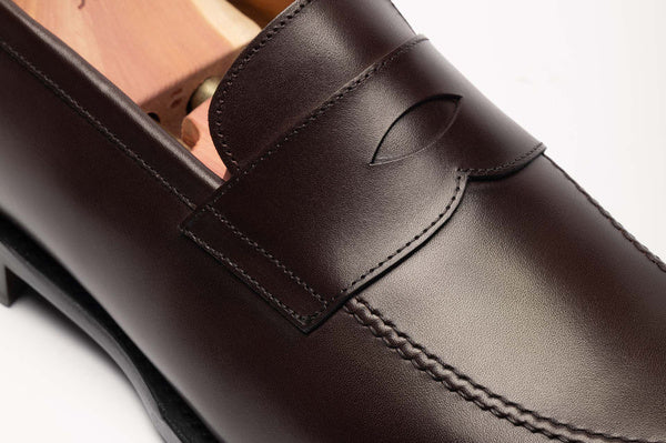 The Penny Loafer - Burgundy Calf