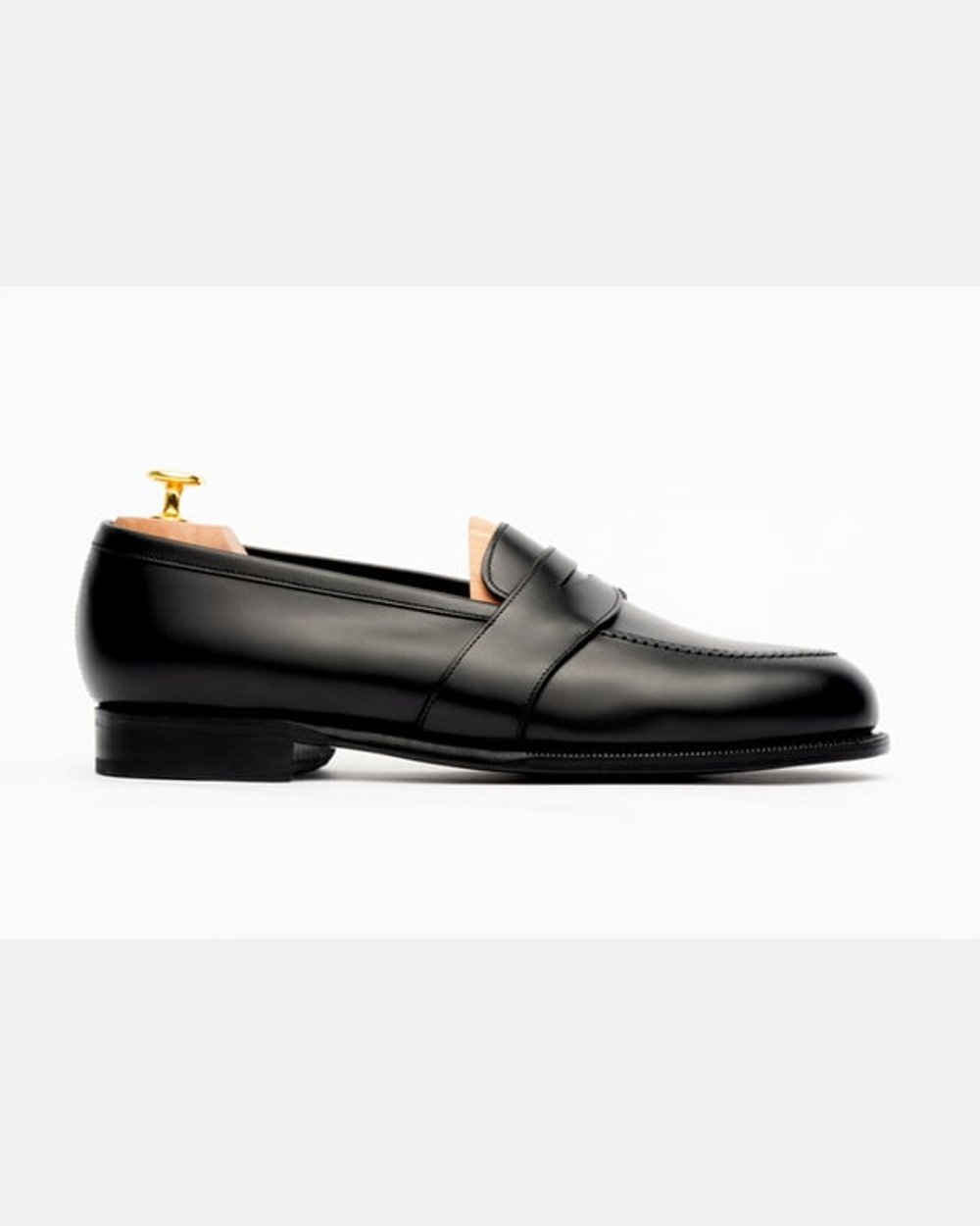 The Full Strap Loafer - Black Calf