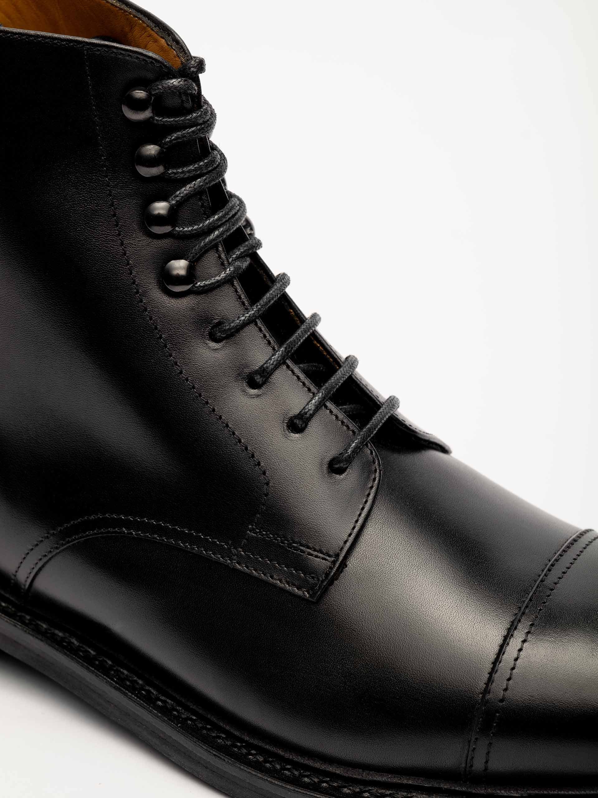 The Jumper Boot - Black Calf