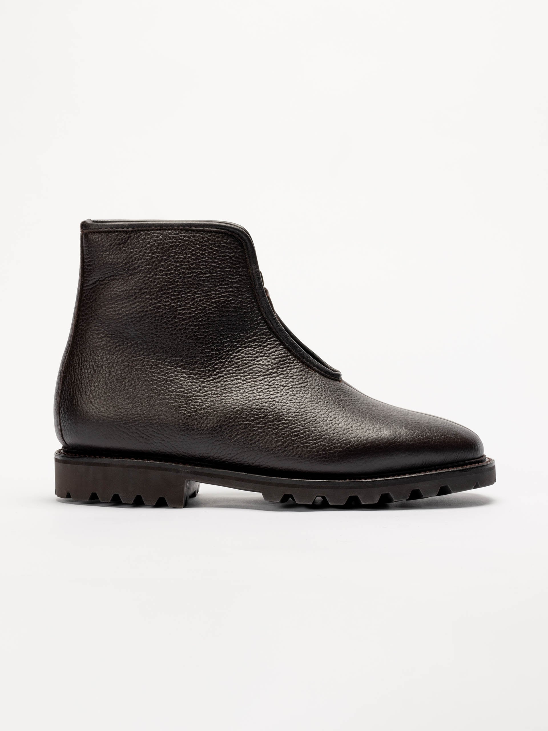 The Alpine Boot - Brown Grain