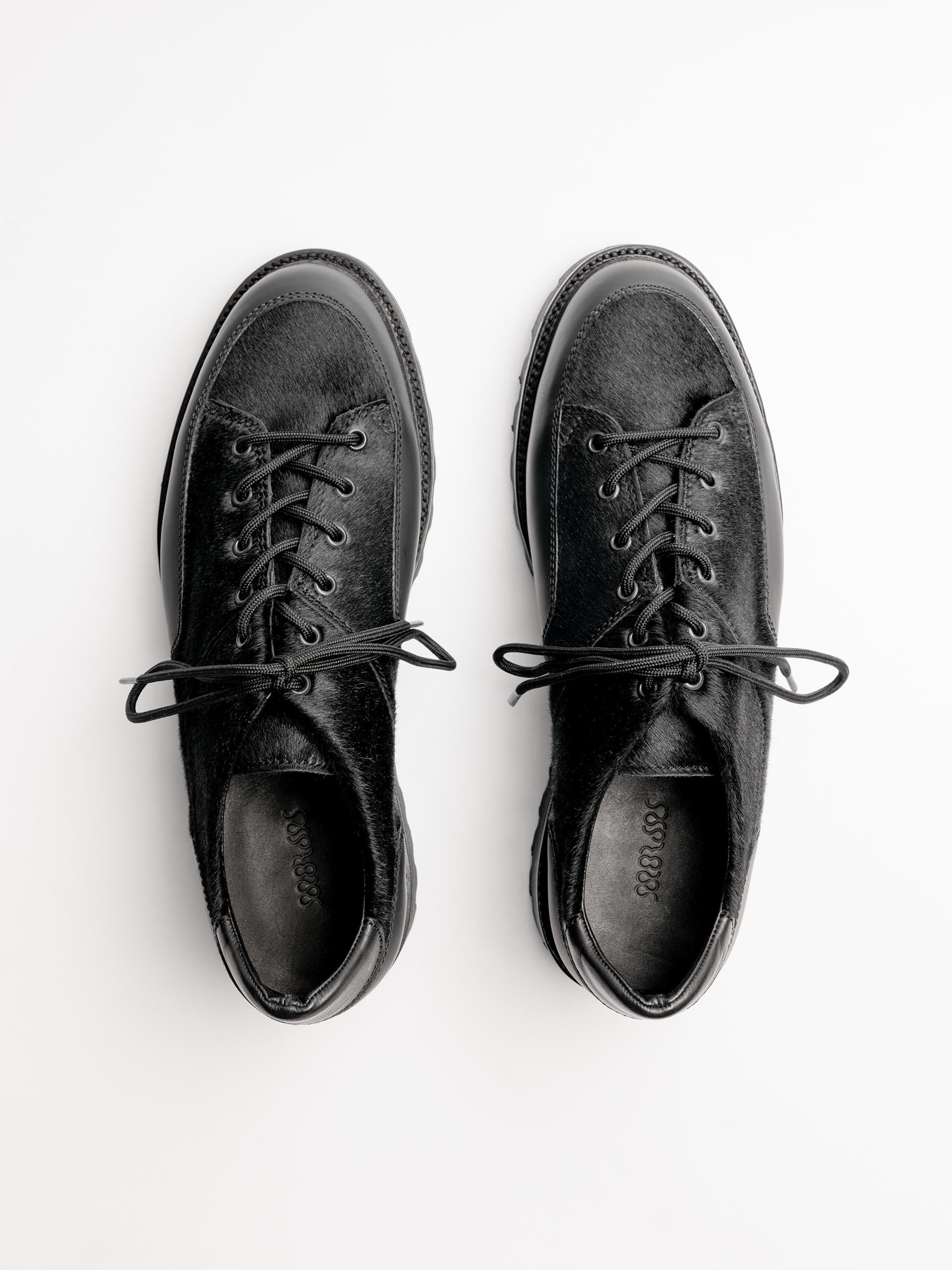 The Hybrid Hiker Sneaker - Black Pony Hair