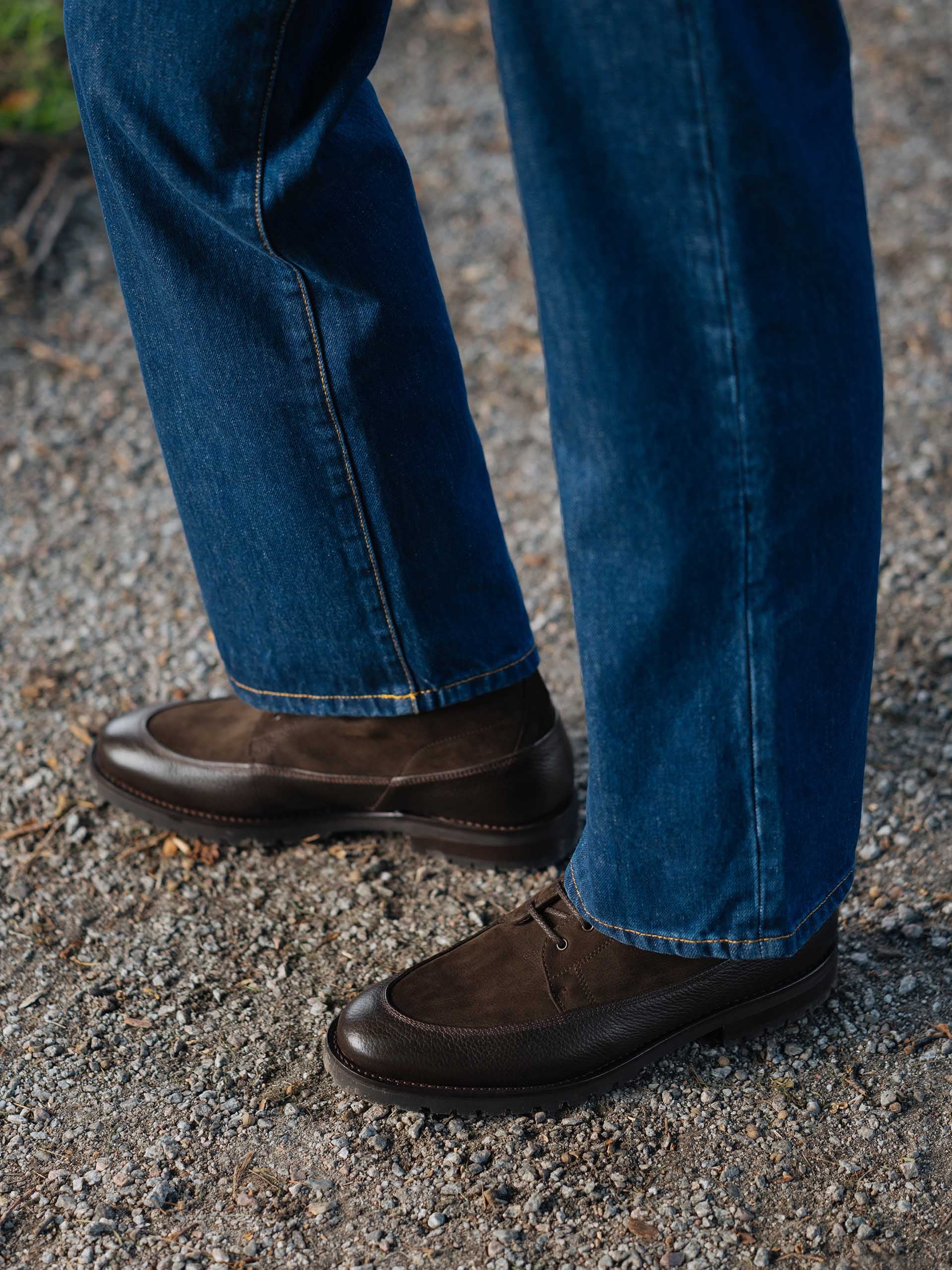 The Country Boot - Brown Nubuck & Brown Grain