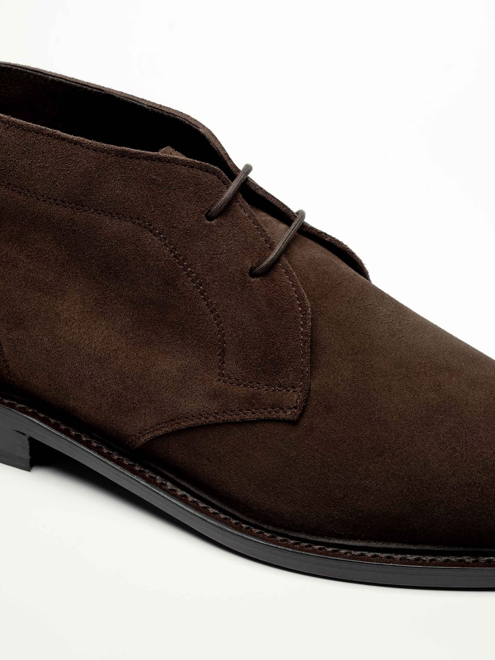 The Unlined Chukka Boot - Brown Suede - Unlined