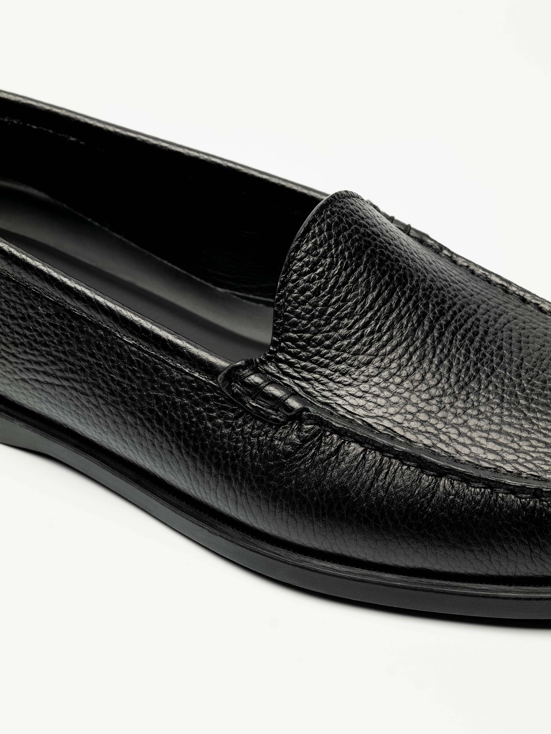 The Venetian Loafer - Black Grain