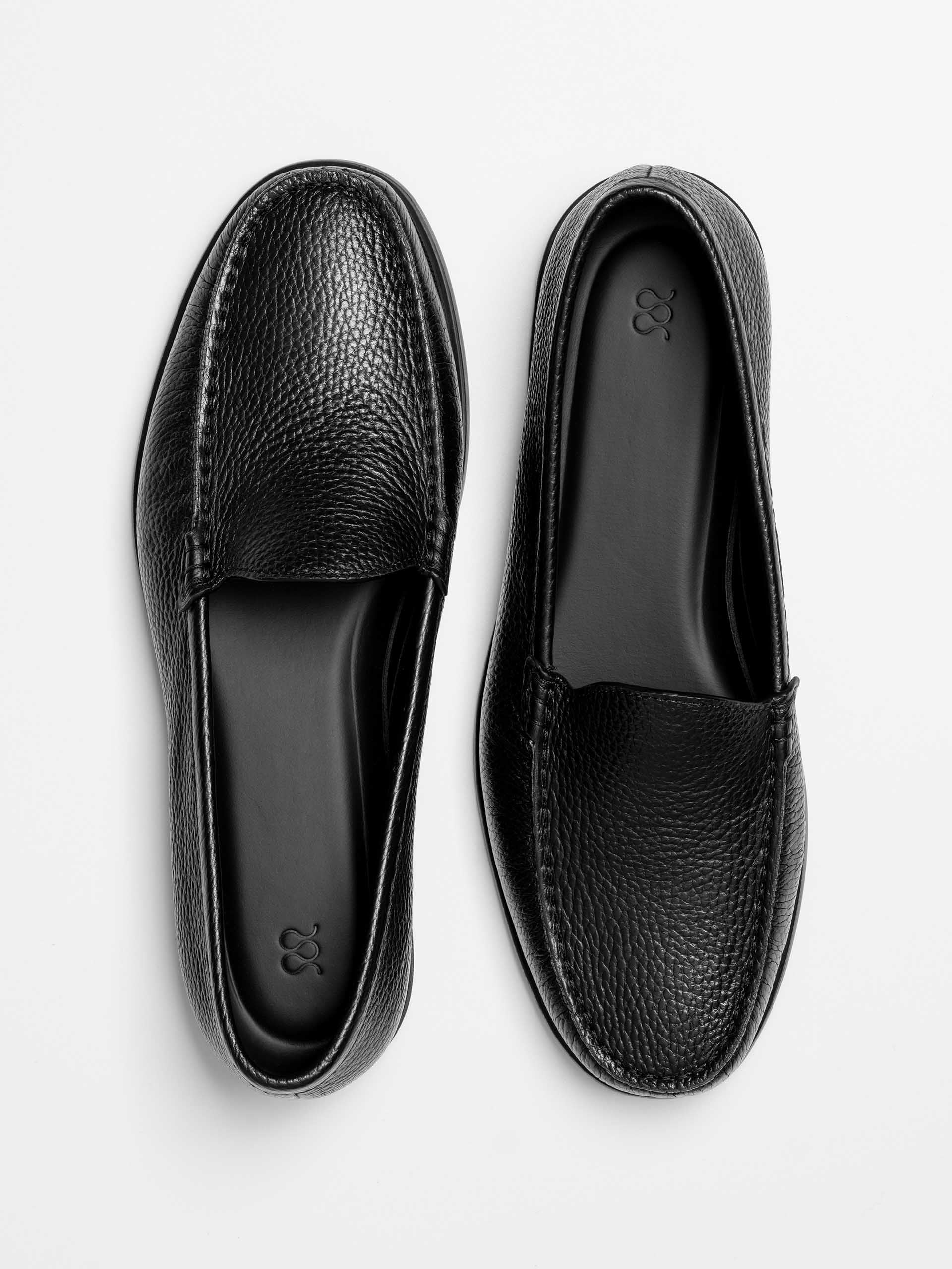 The Venetian Loafer - Black Grain