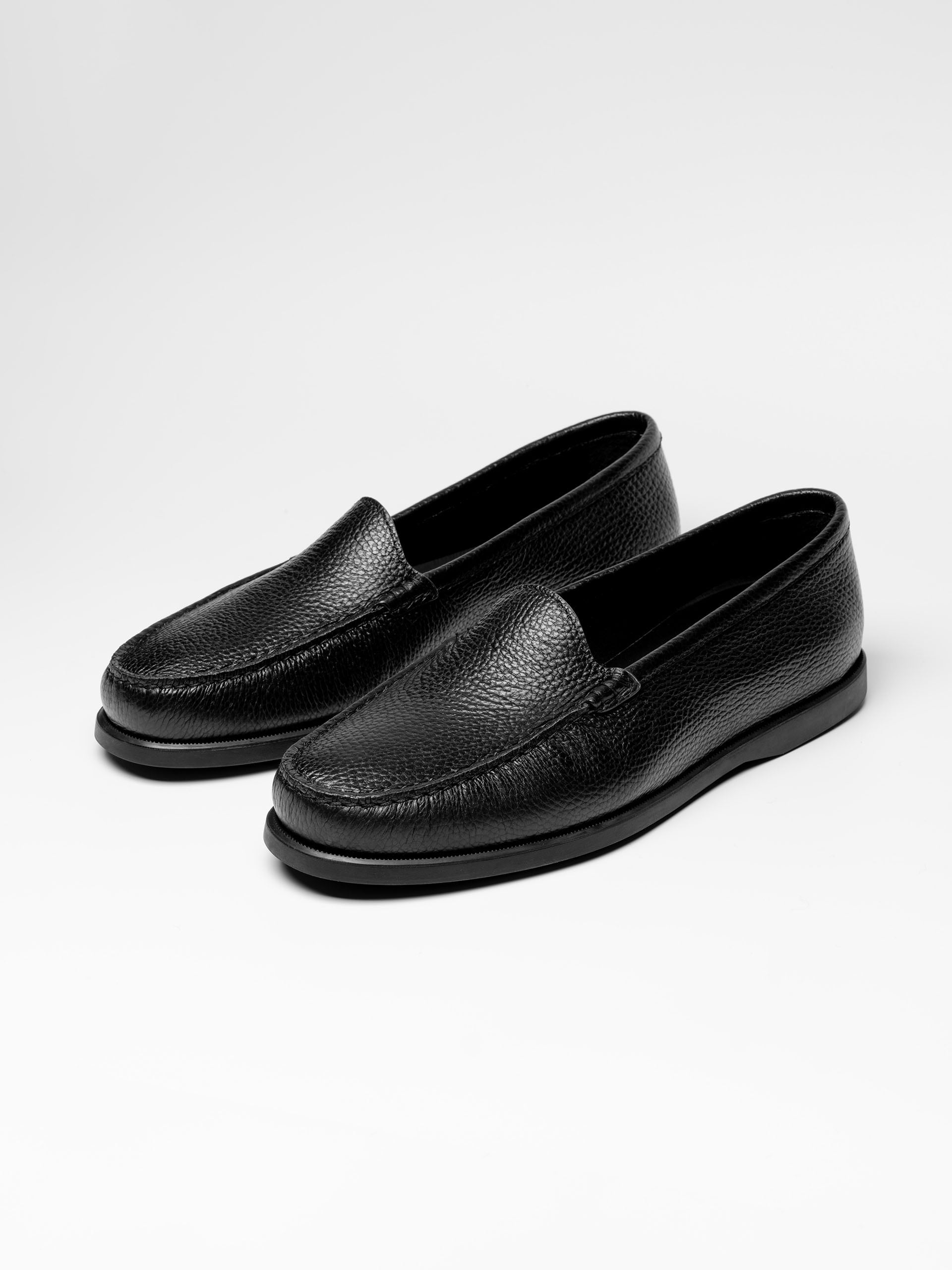 The Venetian Loafer - Black Grain