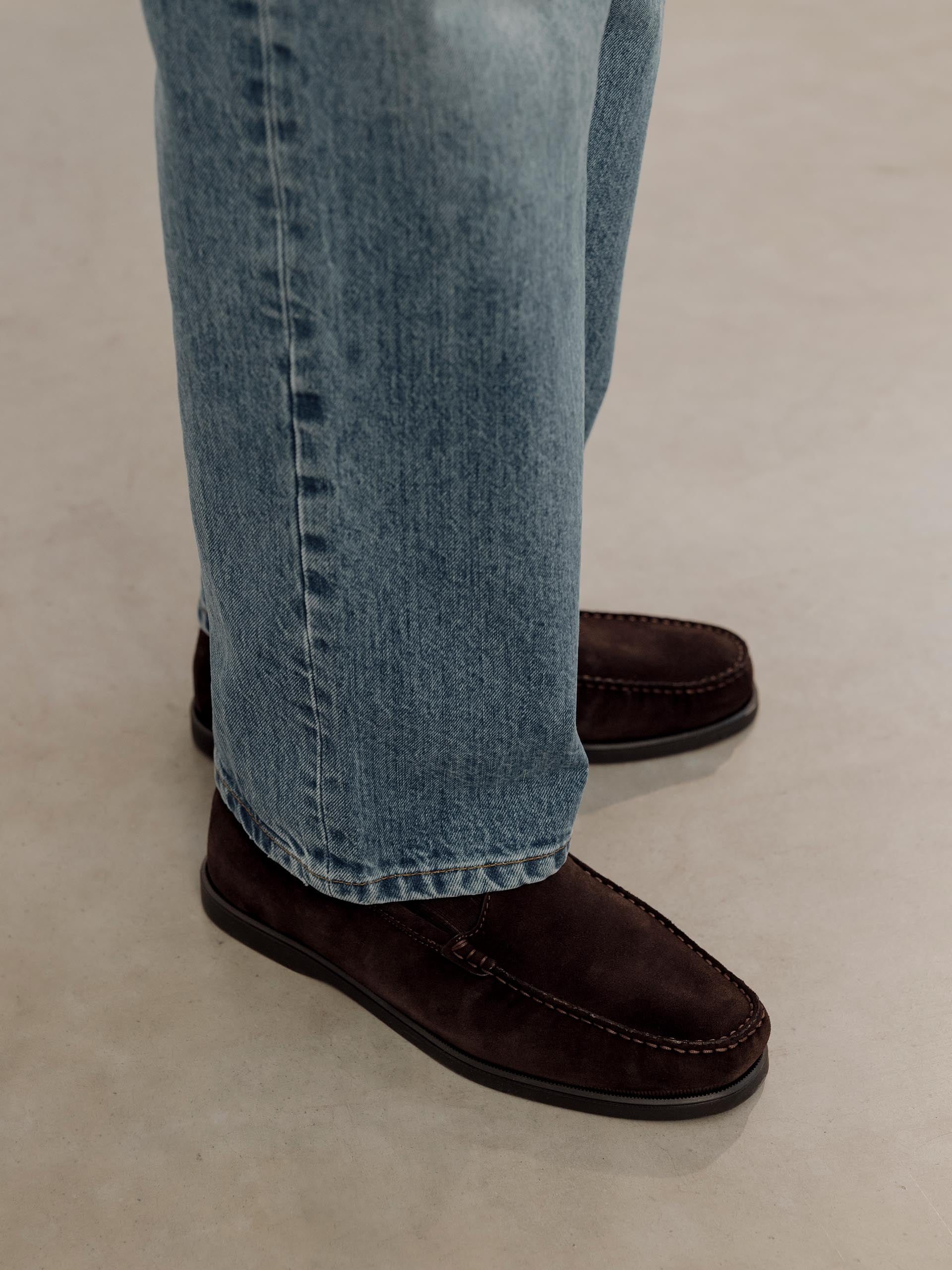 The Venetian Loafer - Brown Suede