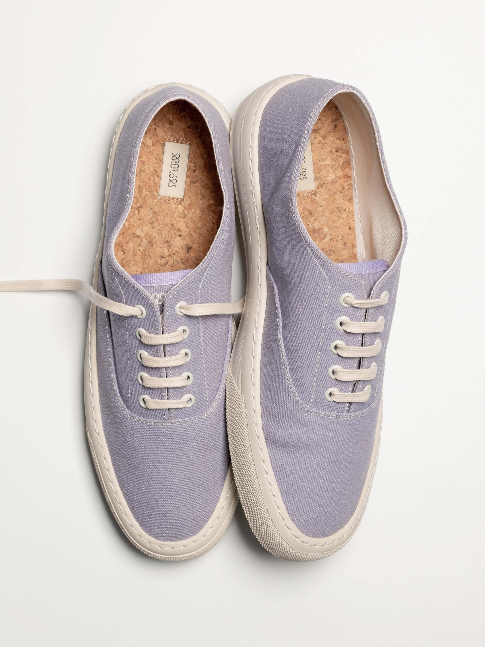 The Deck Shoe - Lavender Canvas