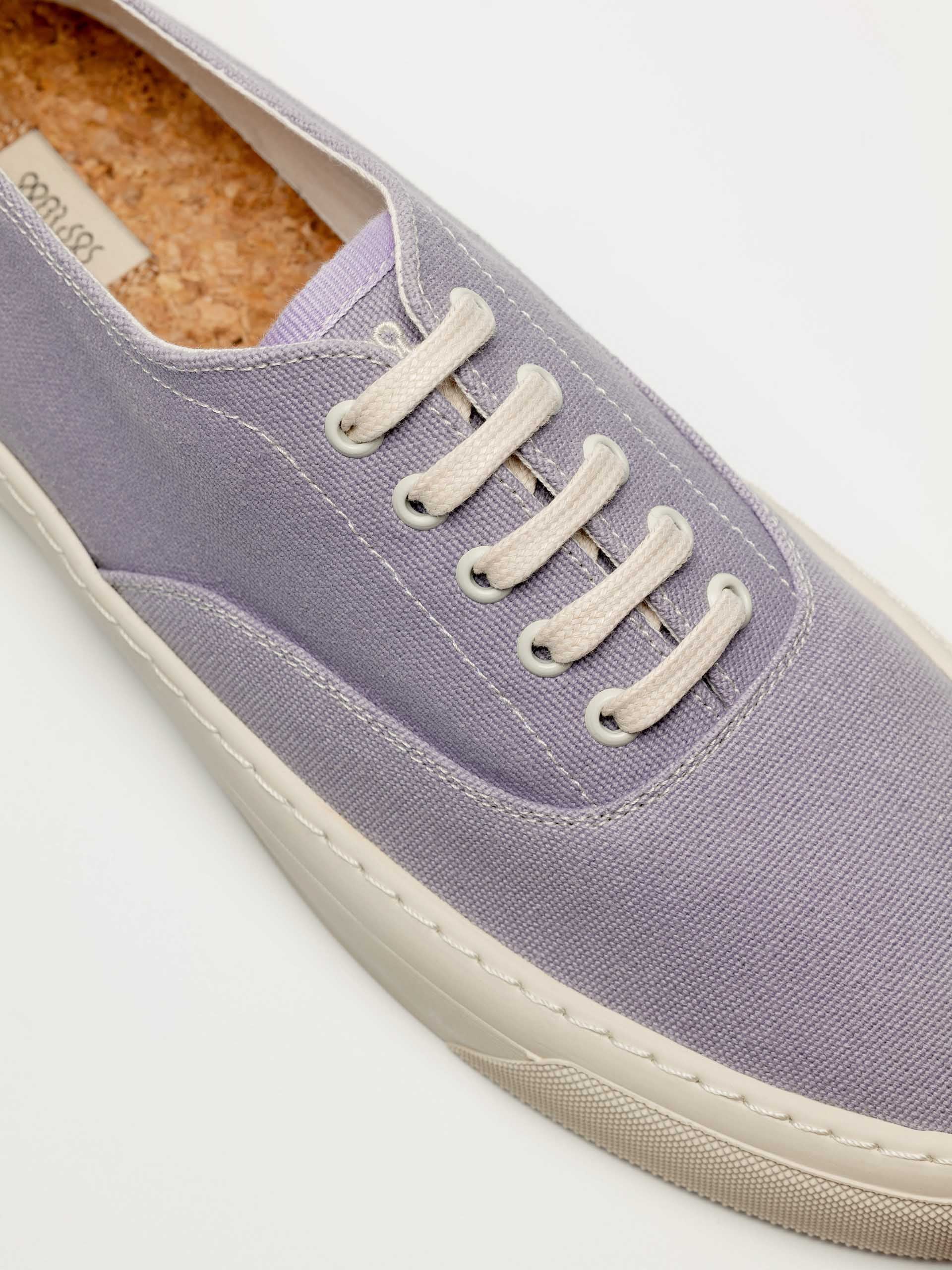 The Deck Shoe - Lavender Canvas