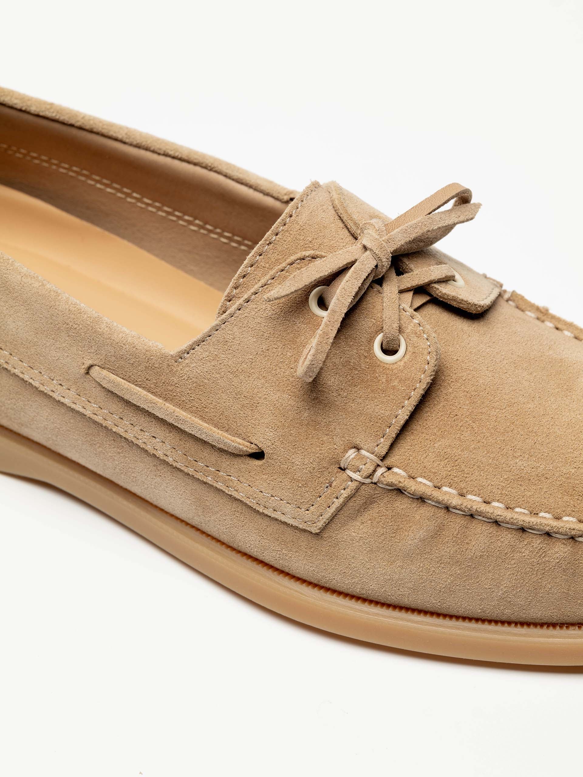 The Boat Shoe - Sand Suede