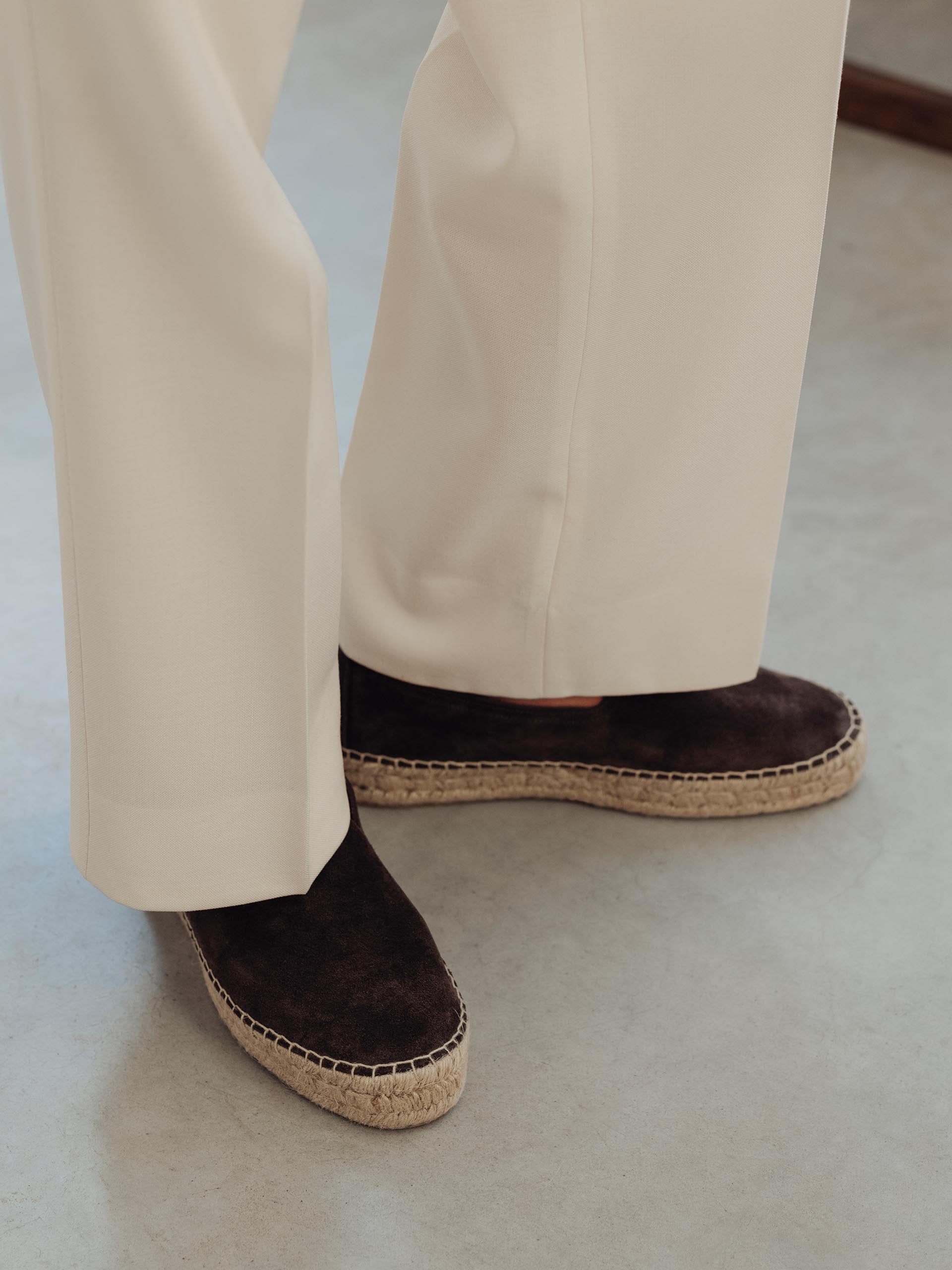 The Espadrille - Brown Suede