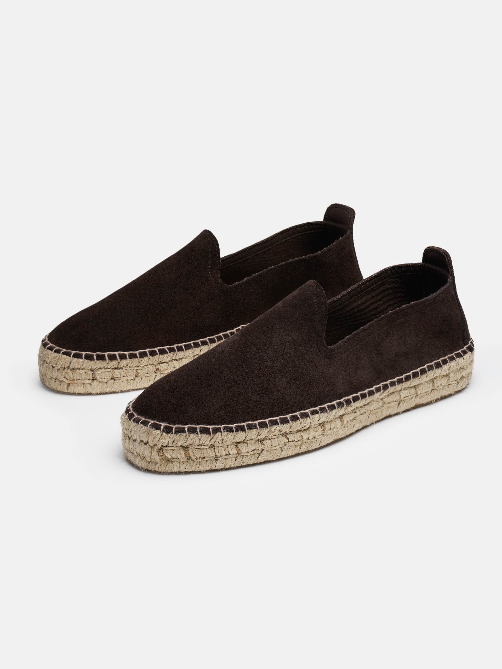 The Espadrille - Brown Suede