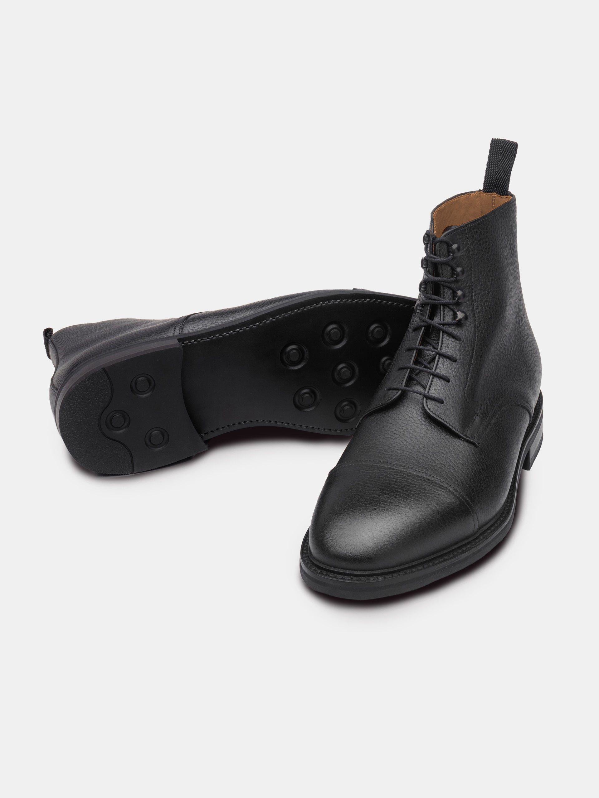 The Jumper Boot - Black Grain