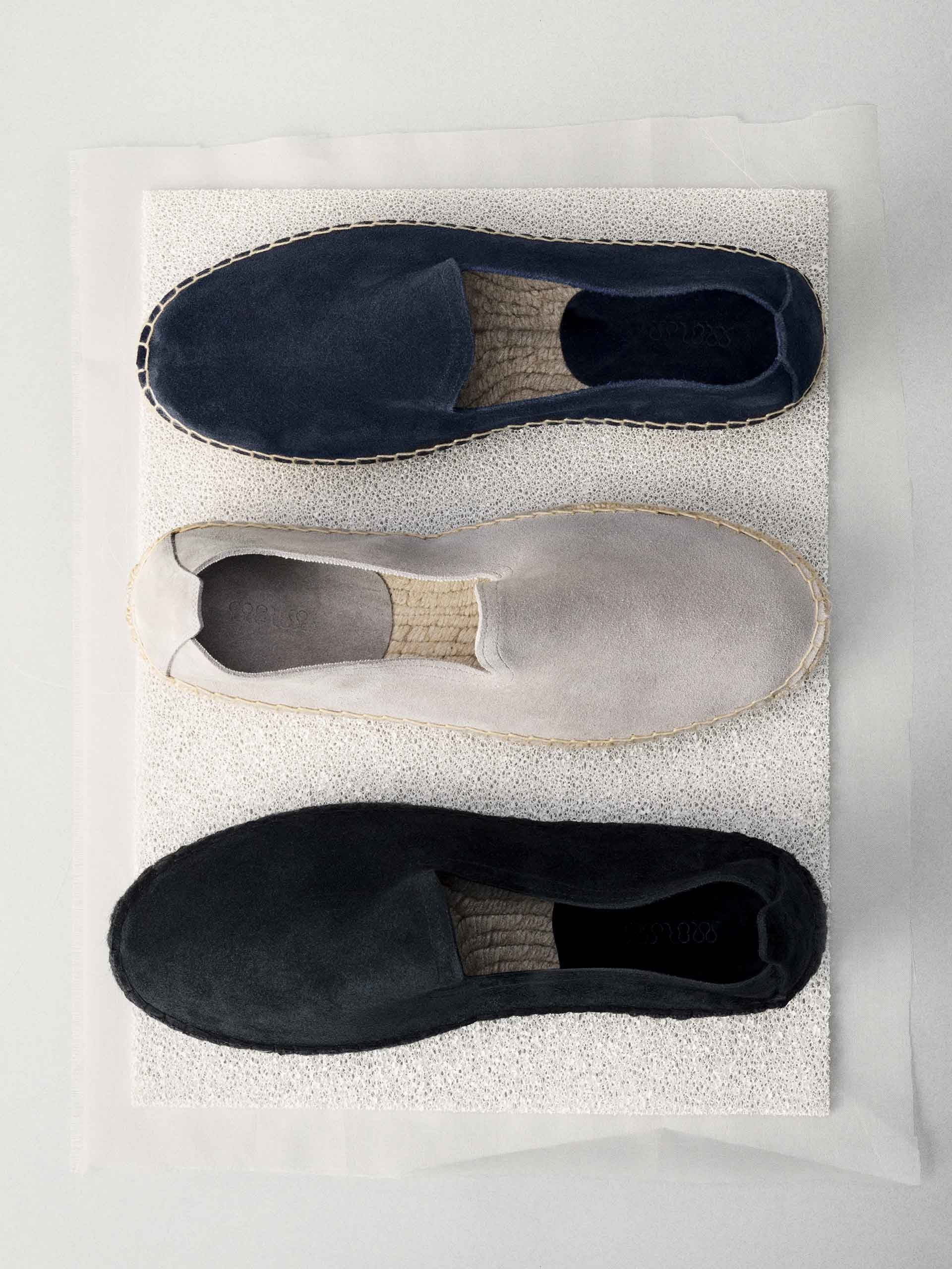 The Espadrille - Navy Suede