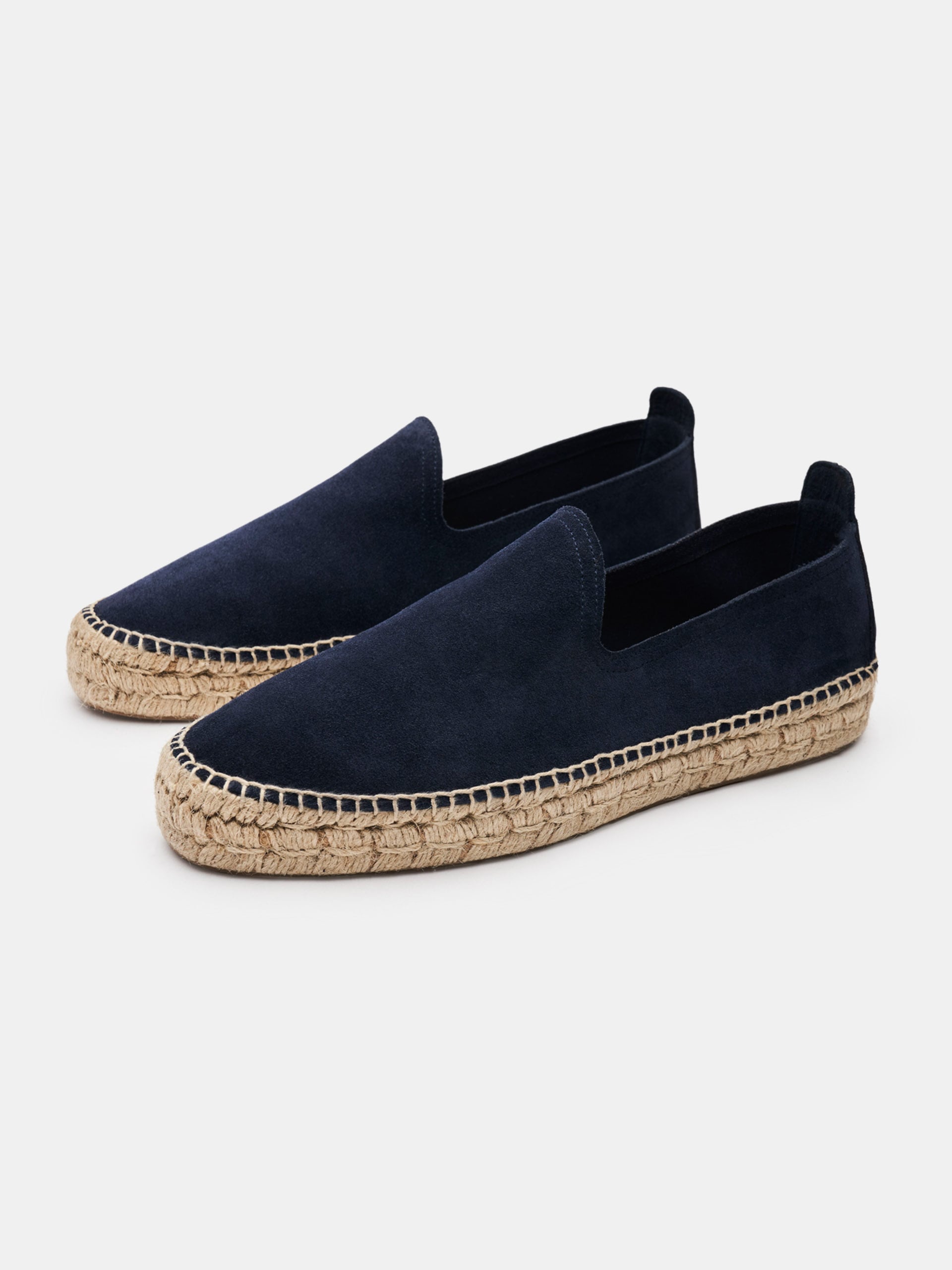The Espadrille - Navy Suede