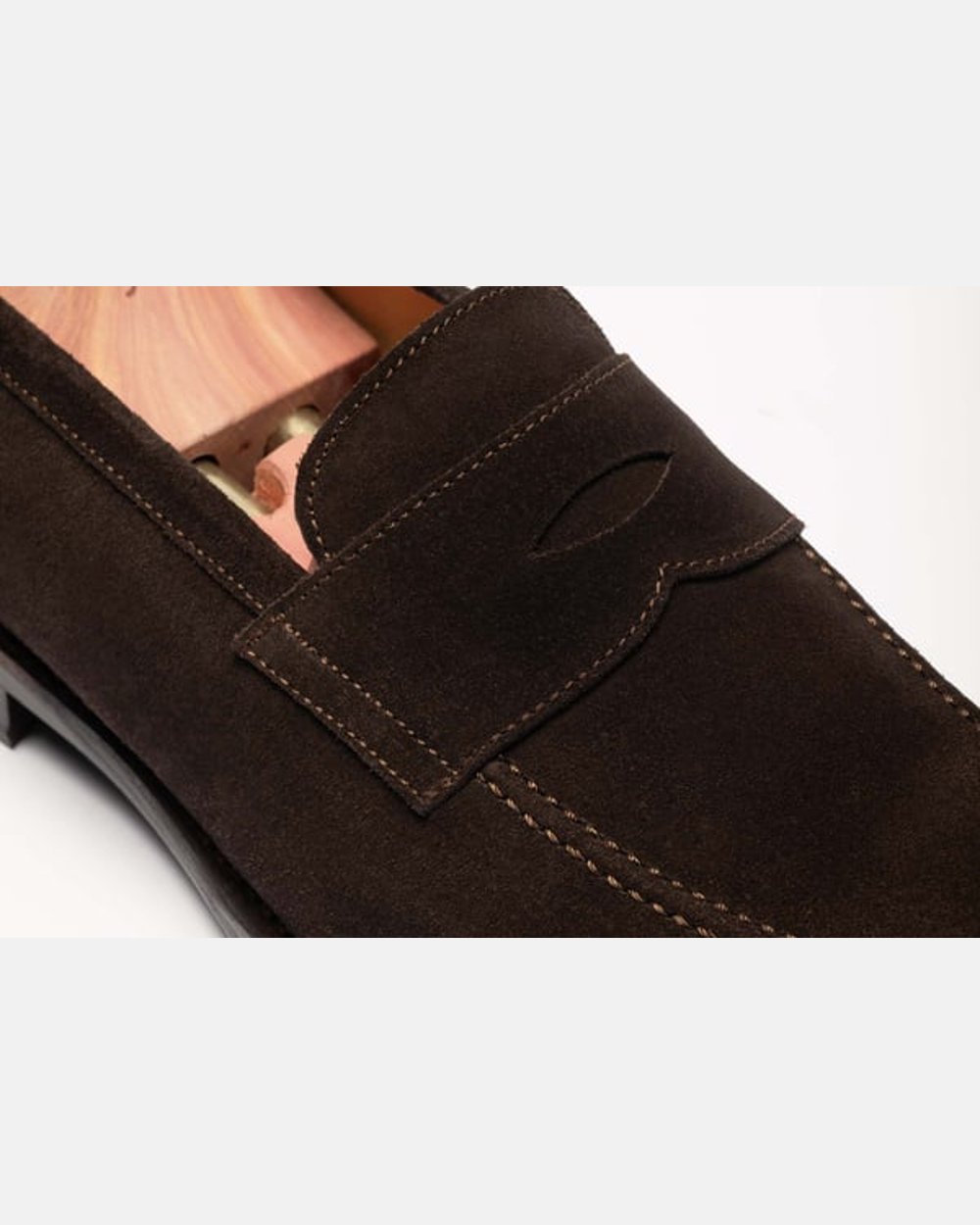 The Penny Loafer - Brown Suede